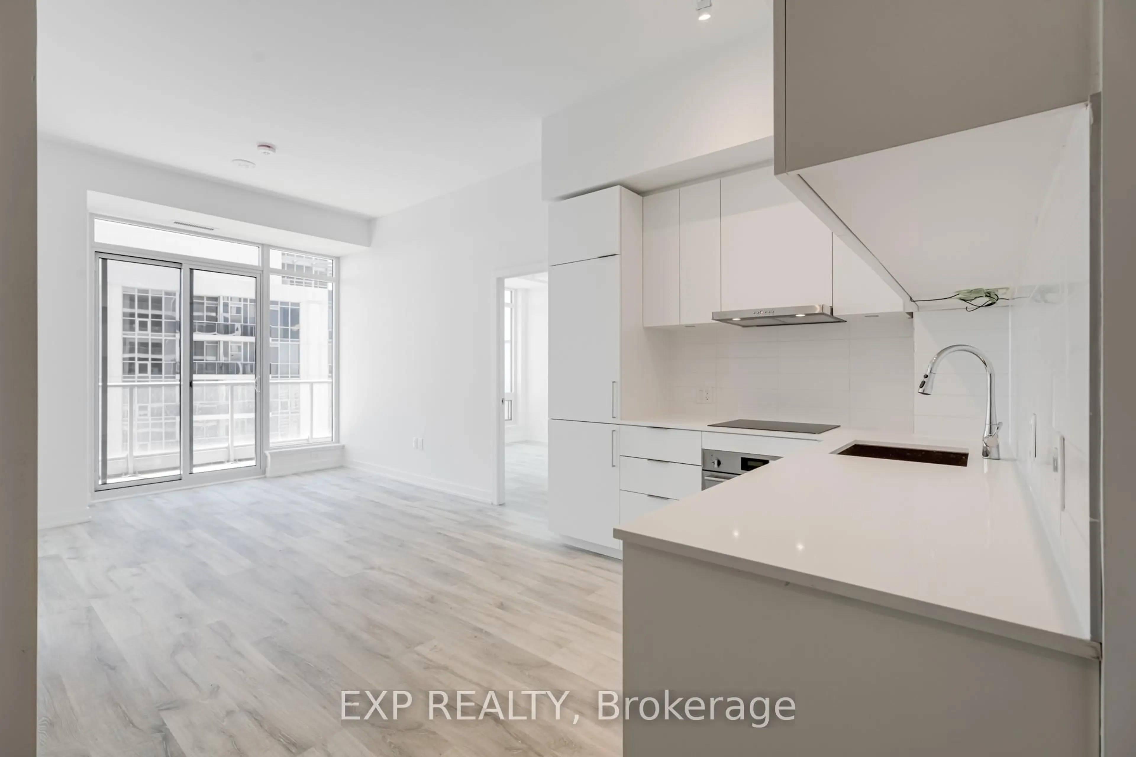 Open concept kitchen, unknown for 8 Olympic Gdn S Dr #1906, Toronto Ontario M2N 0B9