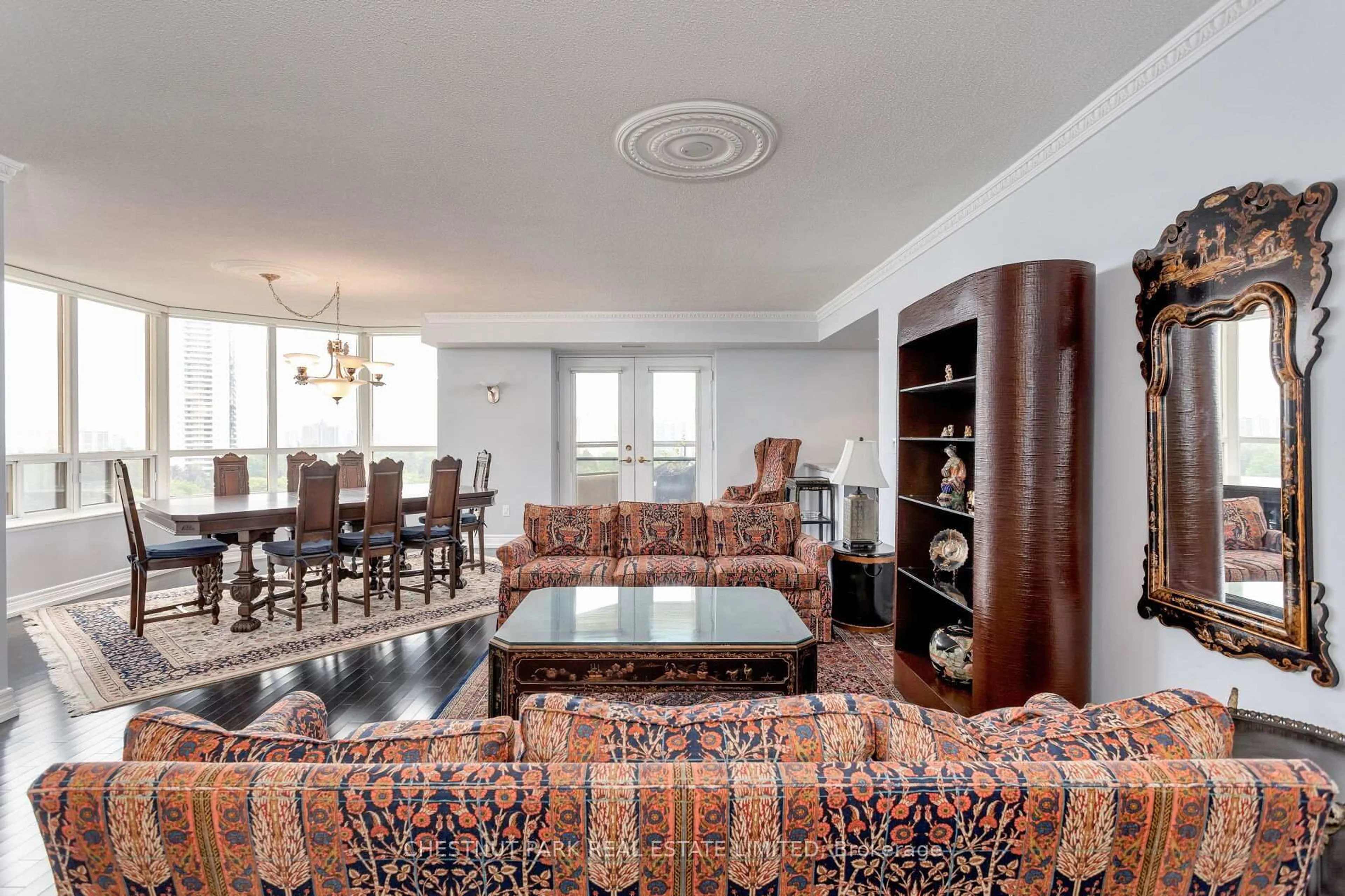 Living room with furniture, unknown for 89 Skymark Dr #1113, Toronto Ontario M2H 3S6