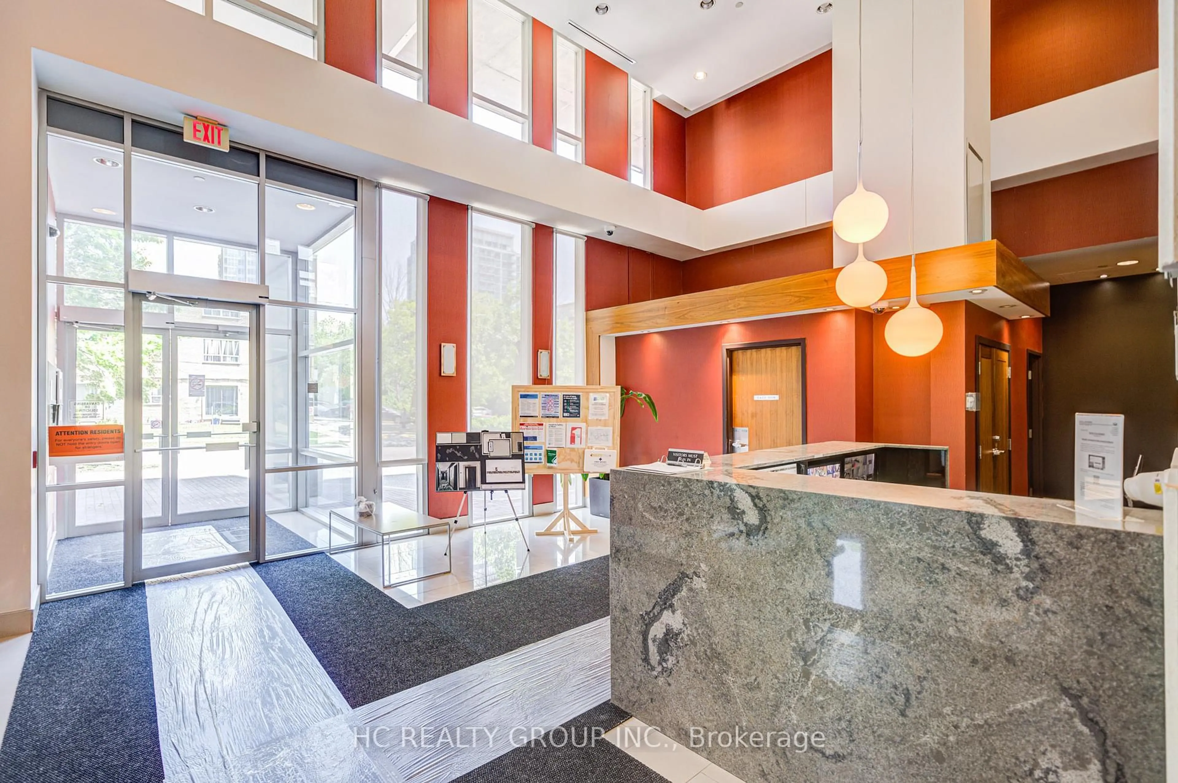 Lobby for 30 Canterbury Pl #503, Toronto Ontario M2N 0B9