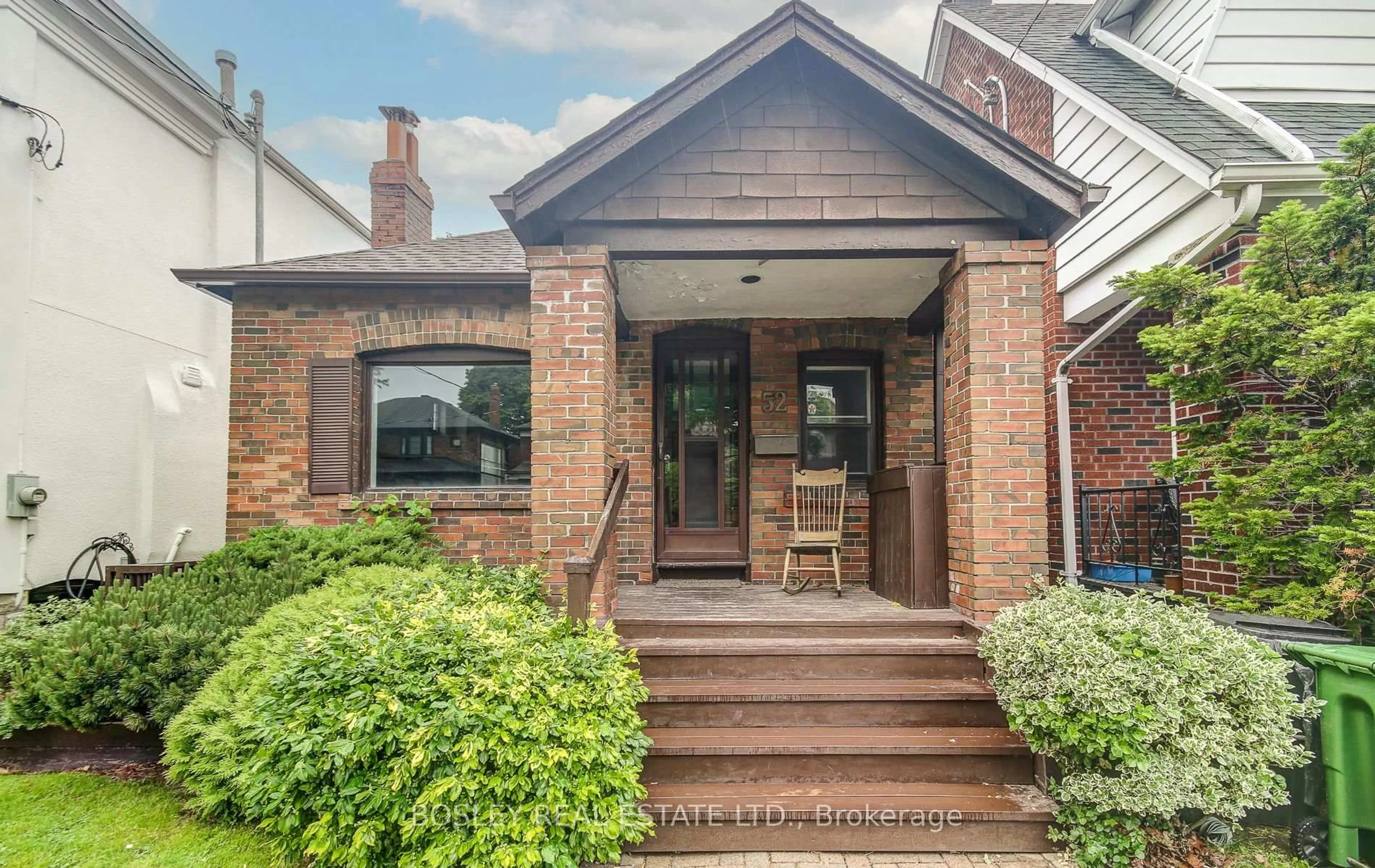 Home with brick exterior material, street for 52 Belcourt Rd, Toronto Ontario M4S 2T9