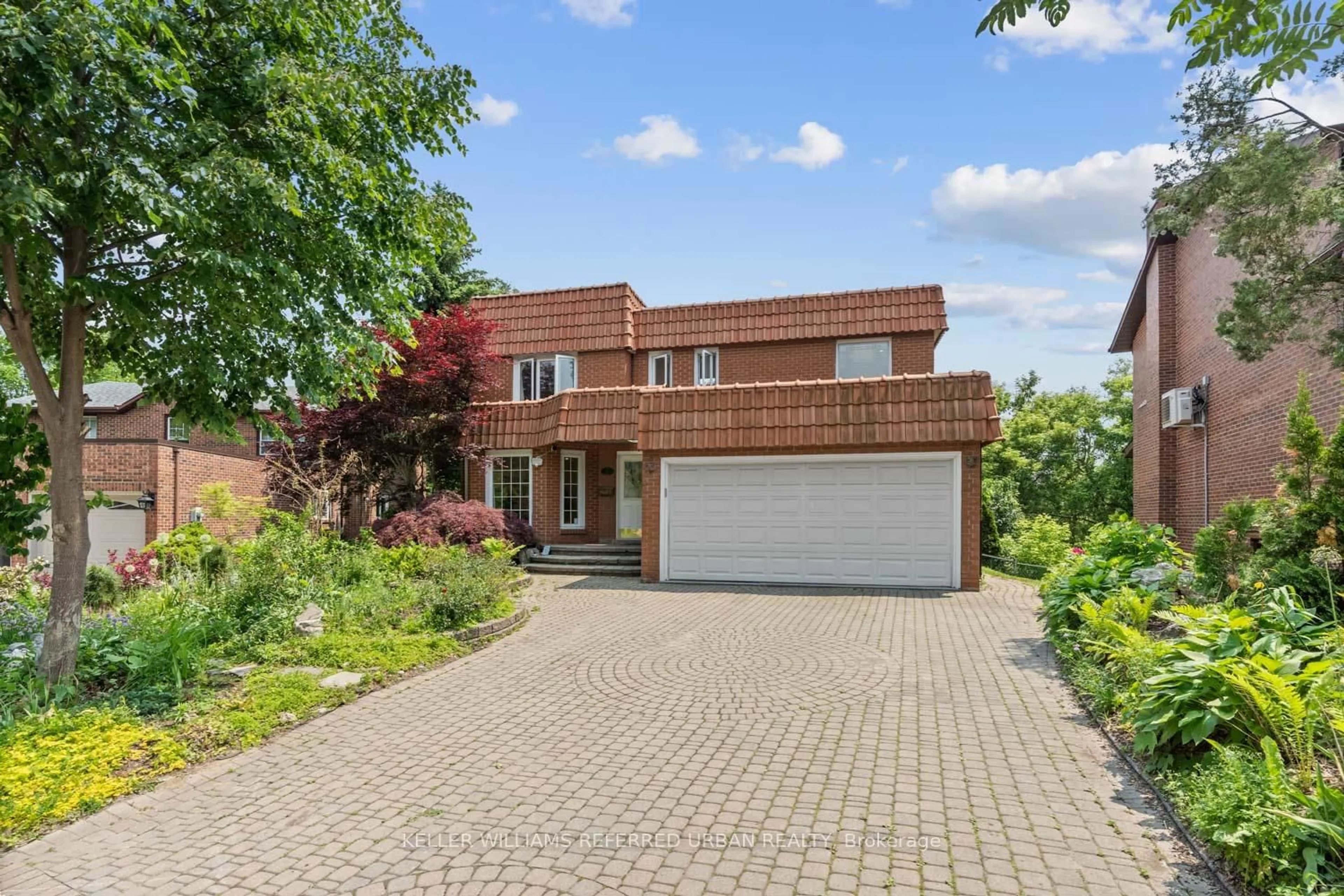 Home with brick exterior material, street for 4 Saddletree Dr, Toronto Ontario M2H 3L3
