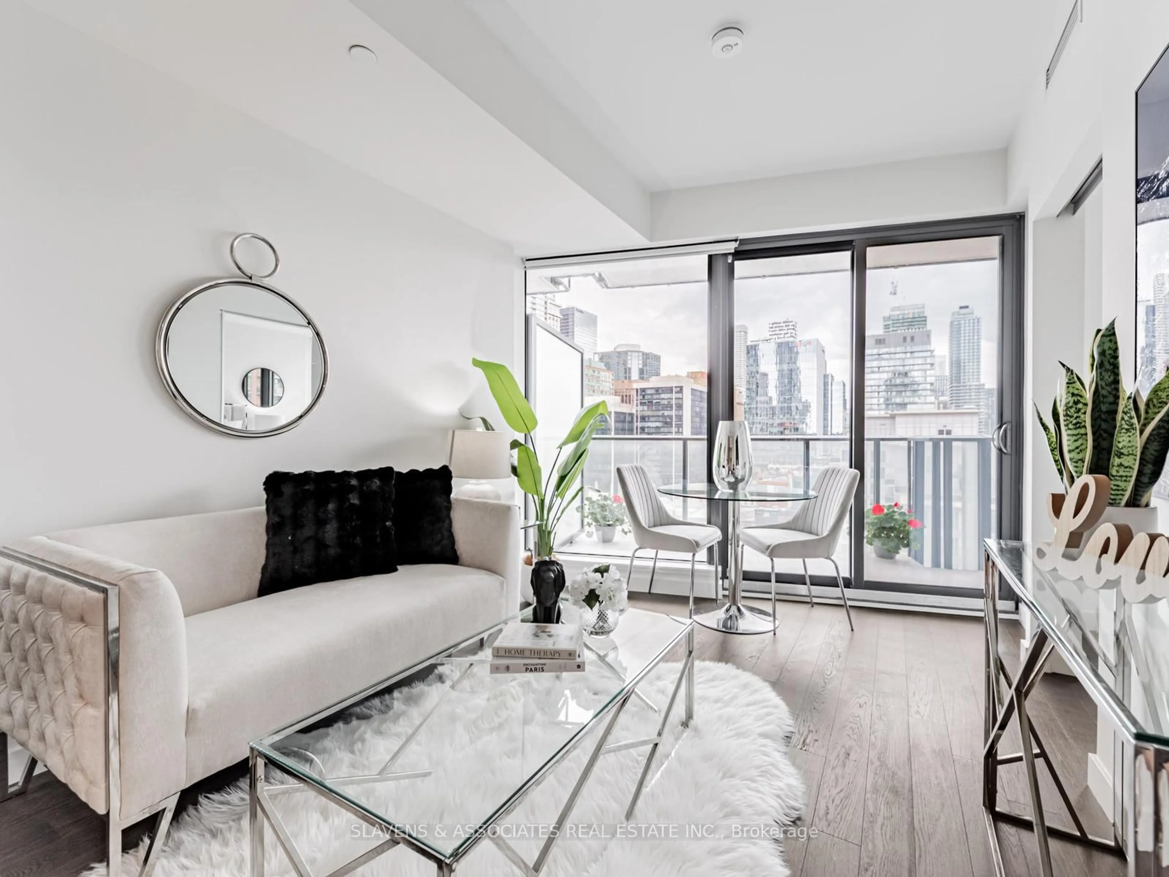 Living room with furniture, unknown for 2A Church St #1208, Toronto Ontario M5E 0E1
