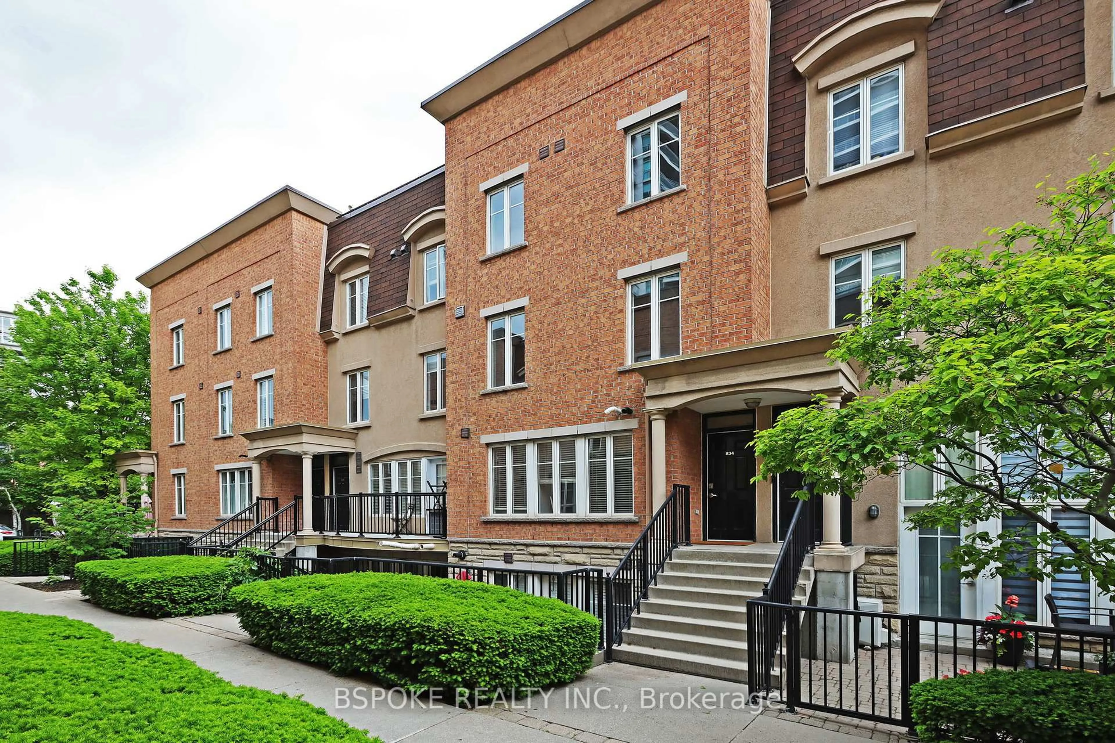 Home with brick exterior material, street for 46 Western Battery Rd #834, Toronto Ontario M6K 3P1