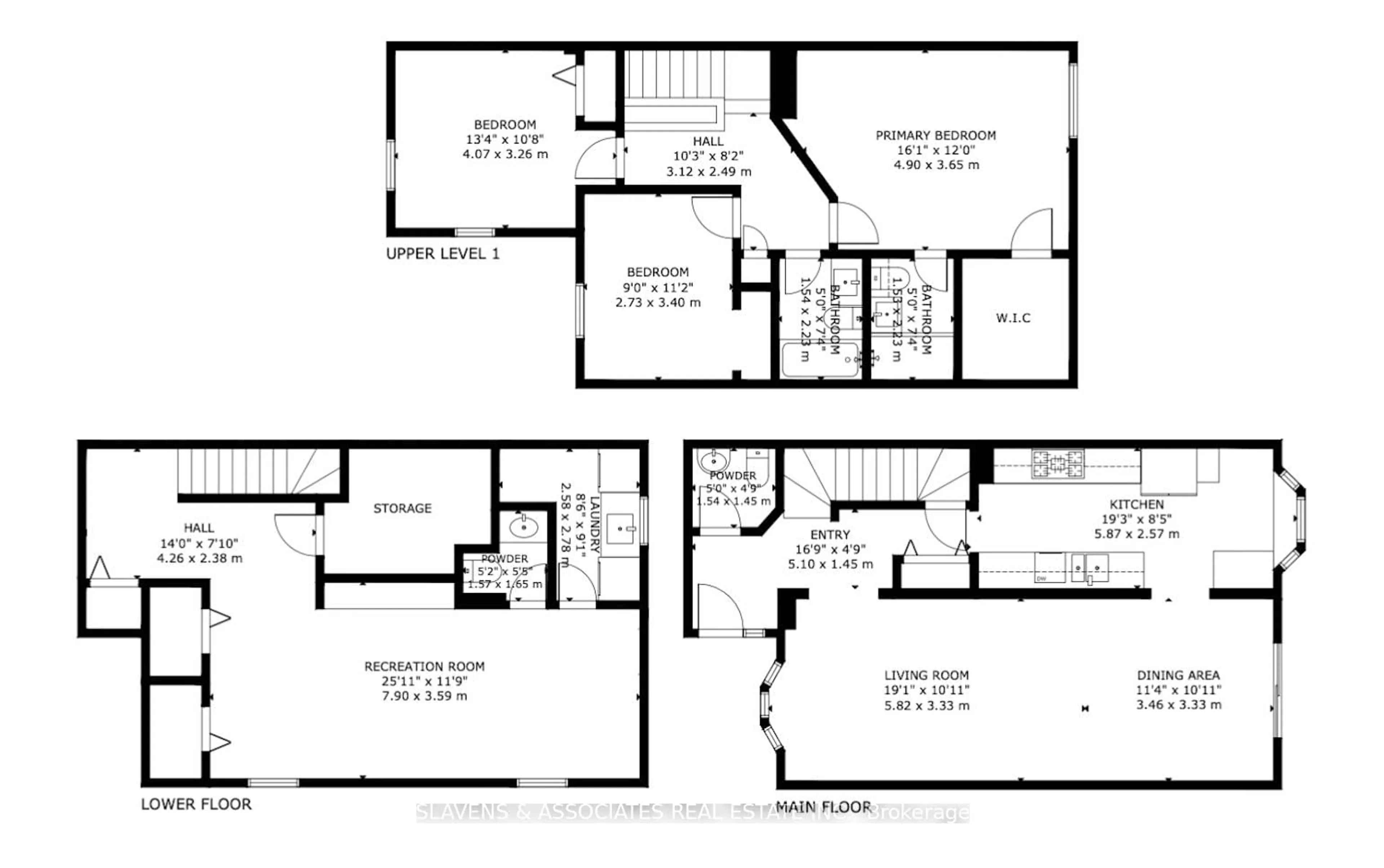 Floor plan for 132 Stillwater Cres, Toronto Ontario M2R 3S2