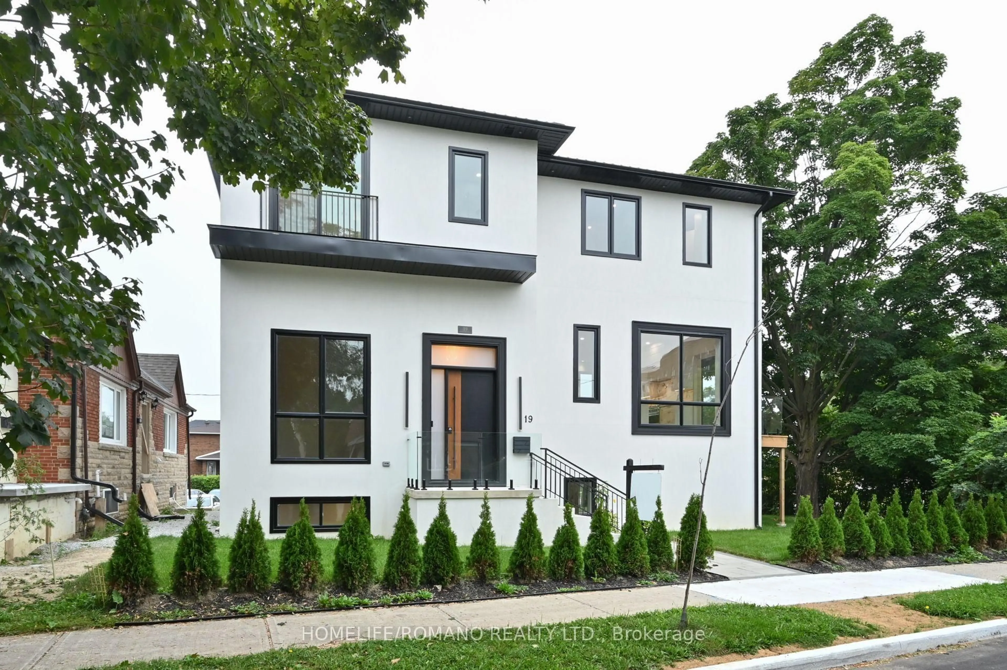 Home with brick exterior material, street for 19 King High Ave, Toronto Ontario M3H 3A8