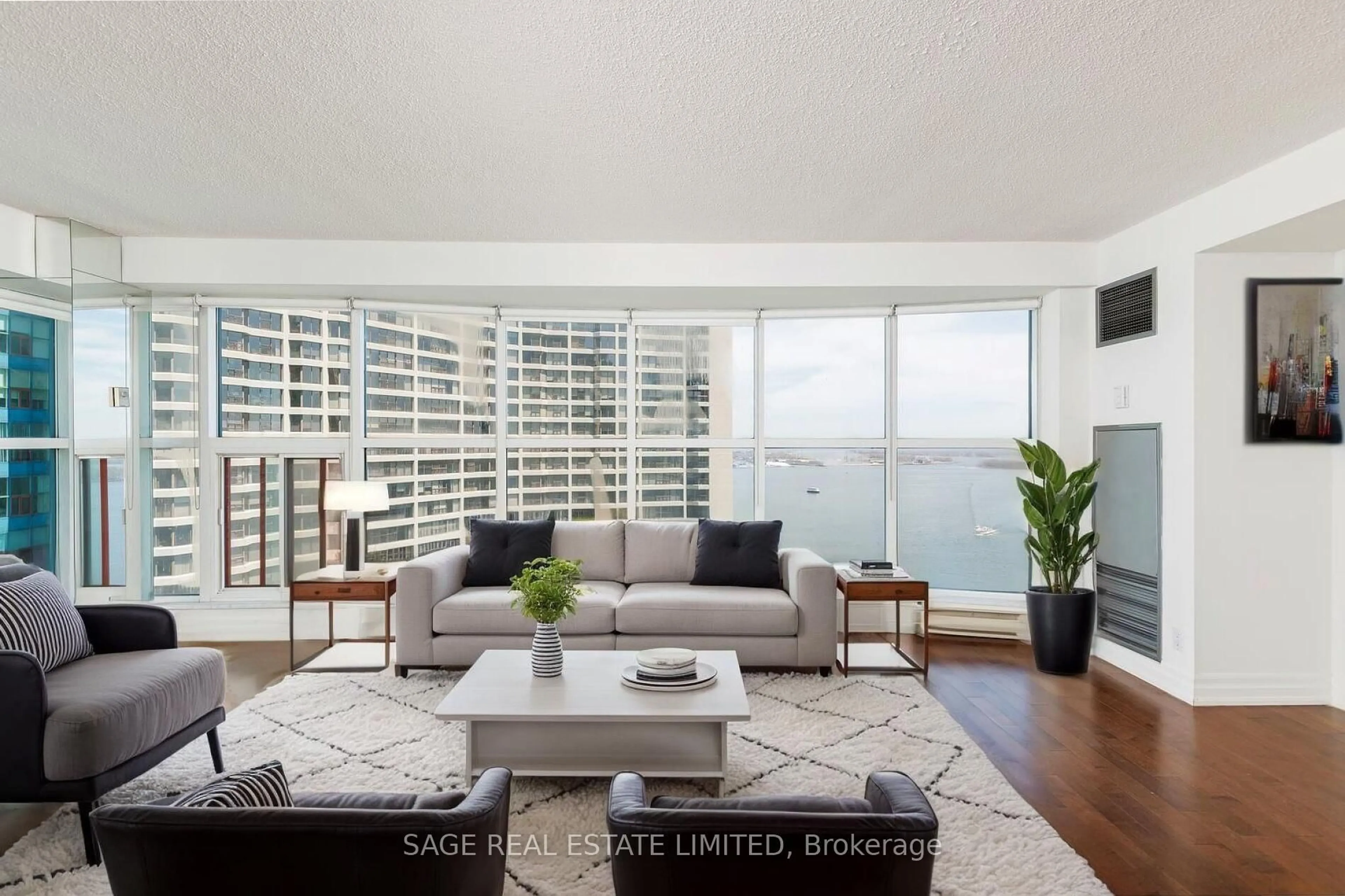 Living room with furniture, unknown for 99 Harbour Sq #3002, Toronto Ontario M5J 2H2