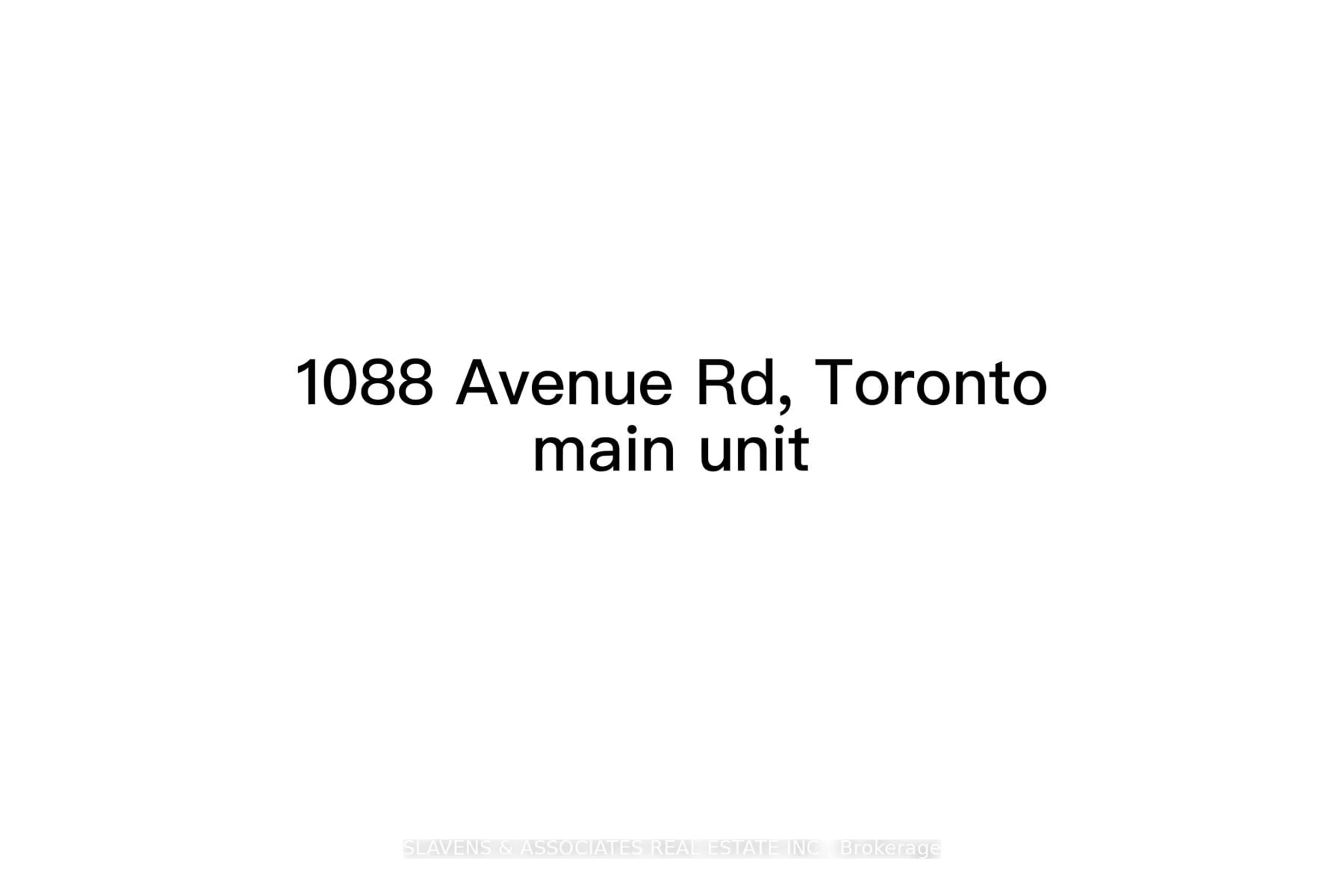 Unknown for 1088 Avenue Rd, Toronto Ontario M5N 2E2