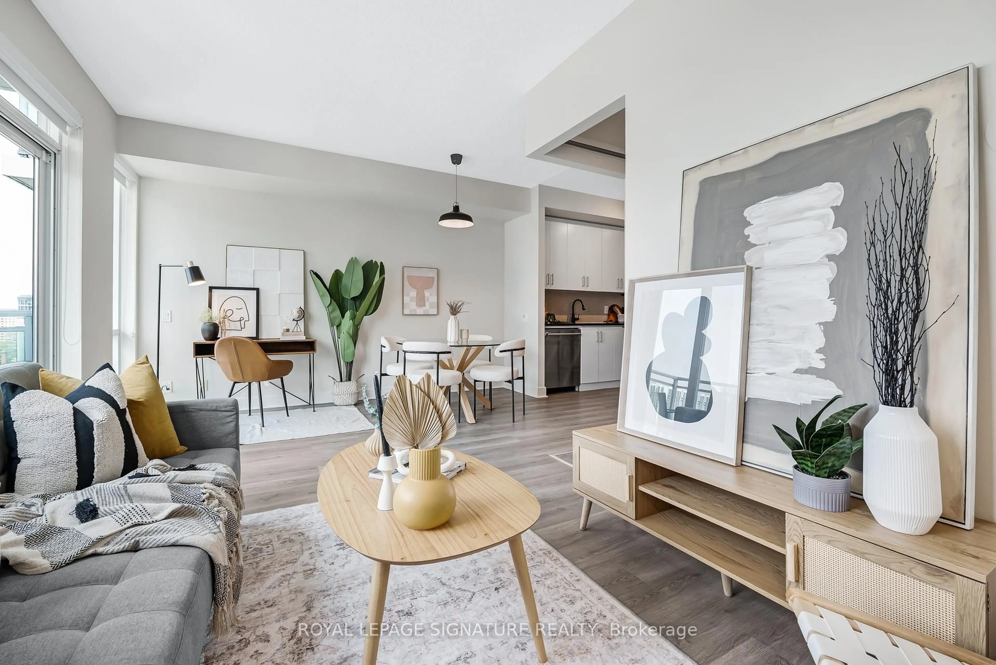 Living room with furniture, unknown for 116 George St #1404, Toronto Ontario M8V 2S4