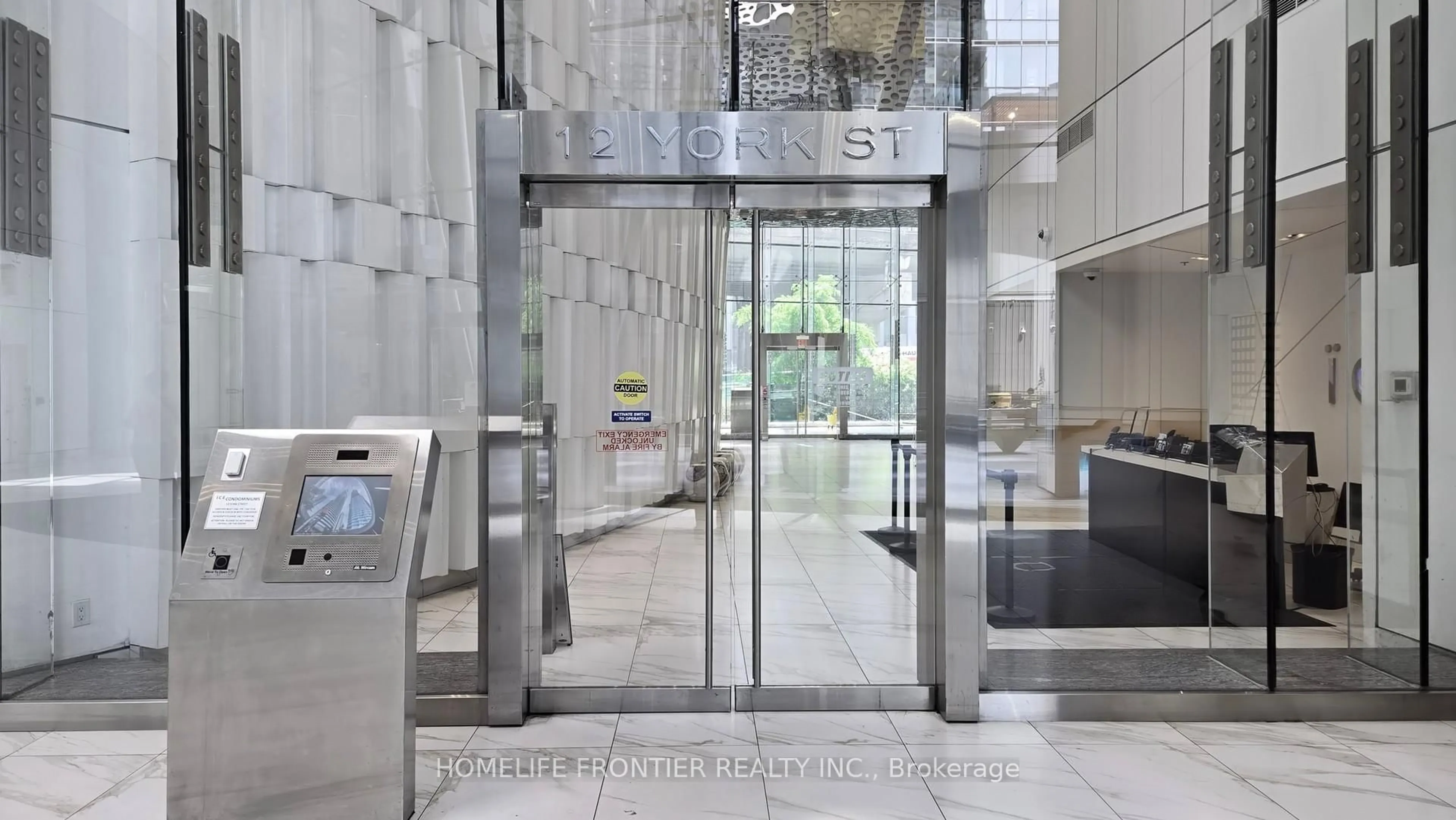 Lobby for 12 York St #411, Toronto Ontario M5J 2Z2