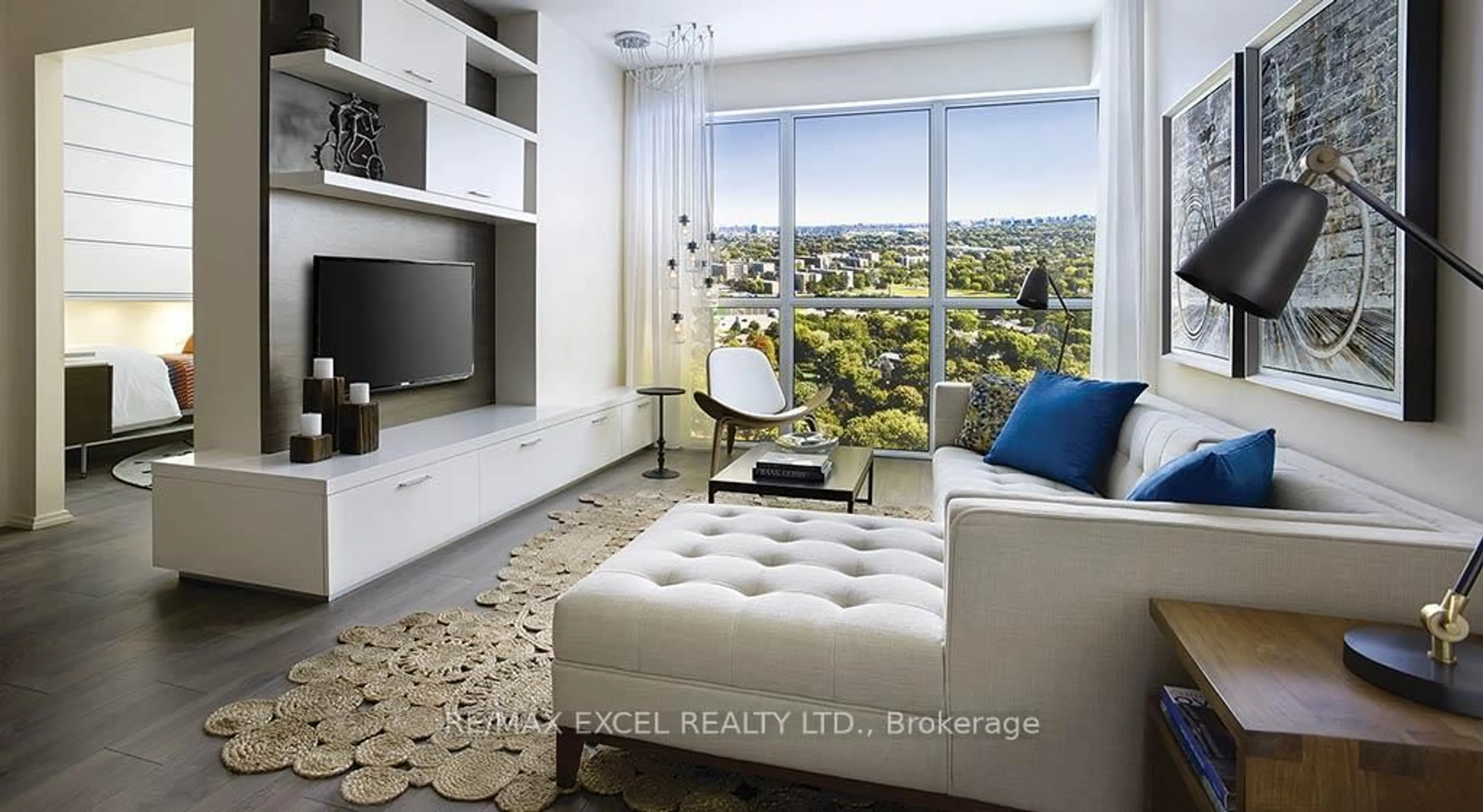Living room with furniture, unknown for 10 DEERLICK Crt #1509, Toronto Ontario M3A 0A7