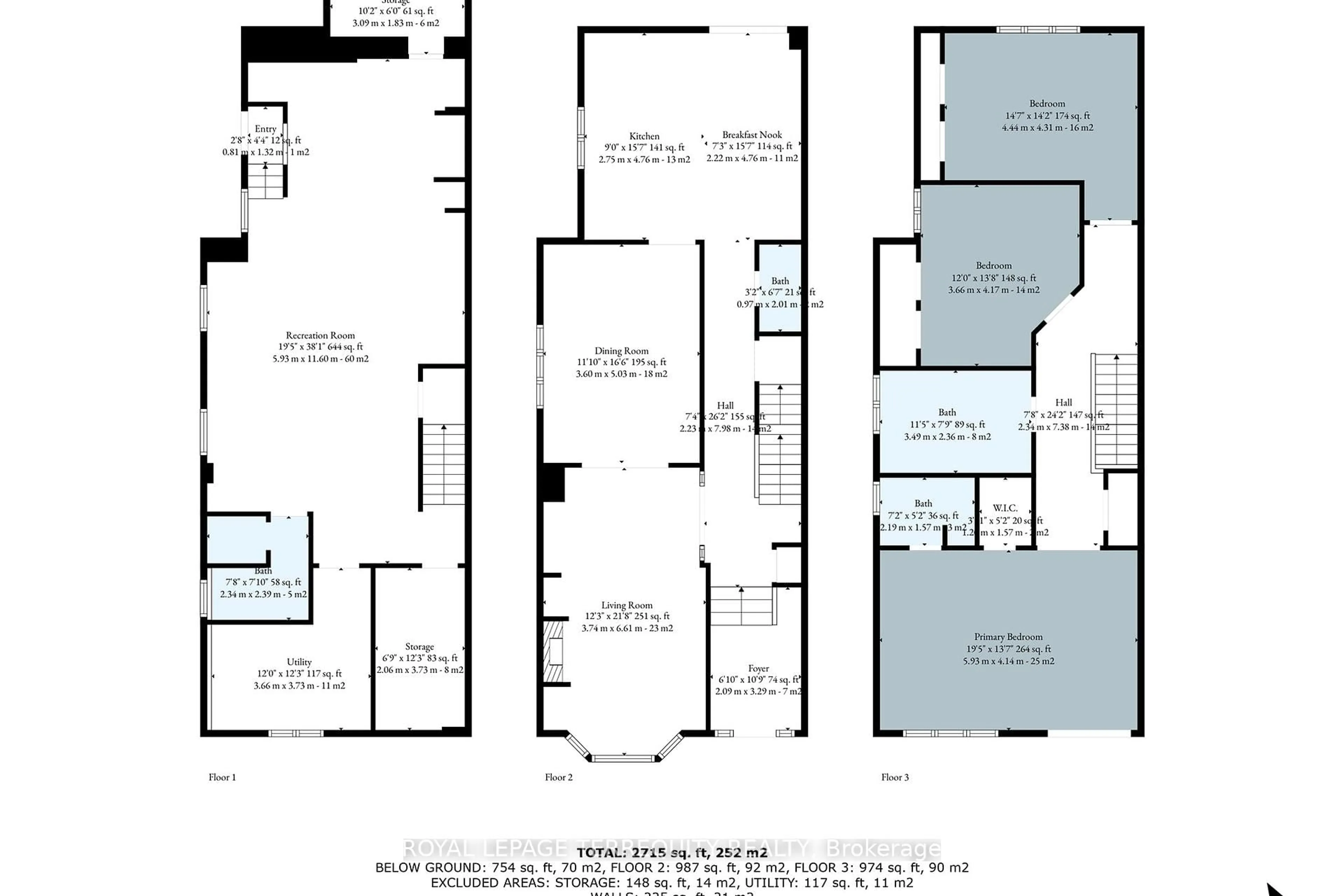 Floor plan for 384 Winnett Ave, Toronto Ontario M6C 3M1