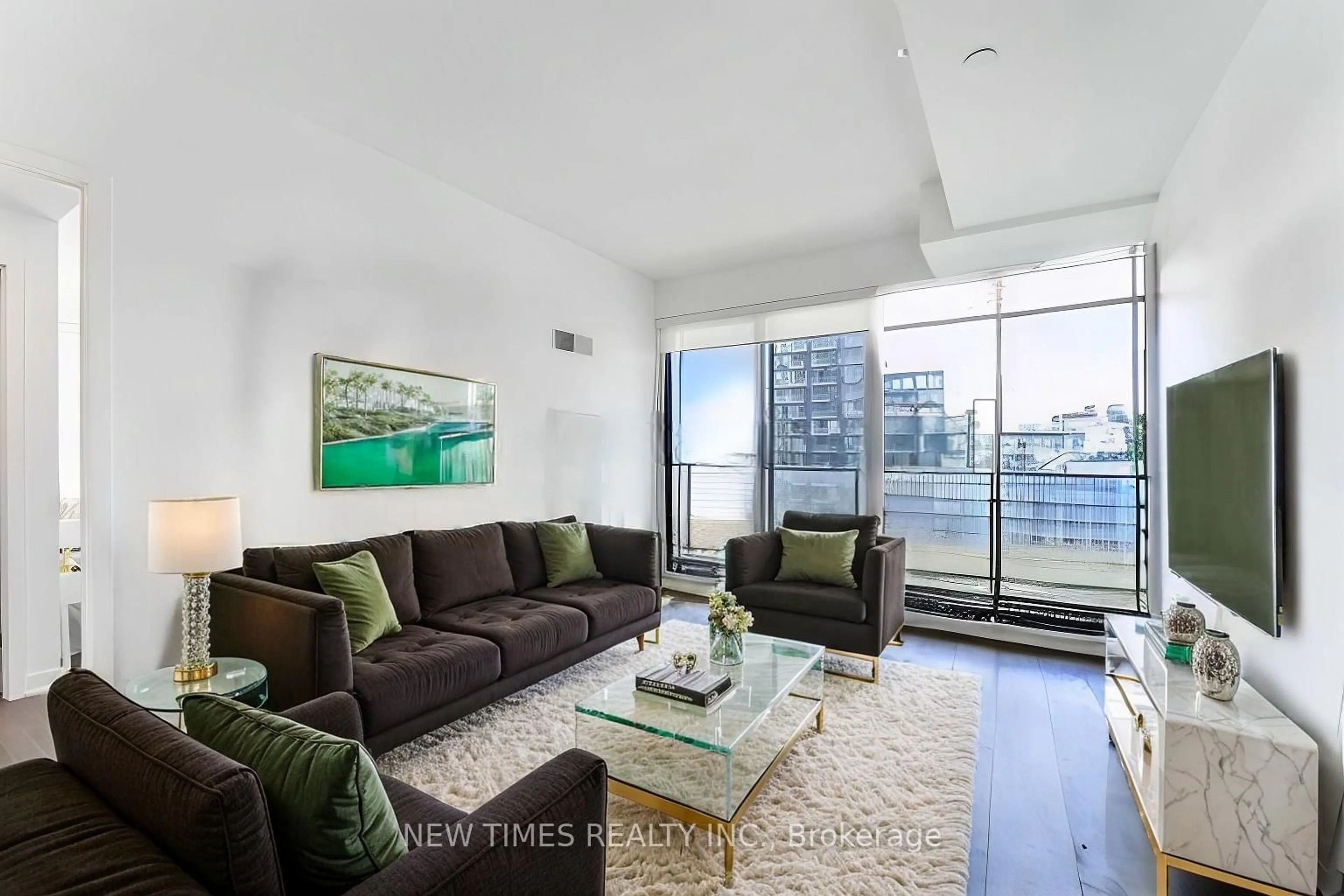 Living room with furniture, unknown for 125 Blue Jays Way #3305, Toronto Ontario M5V 0N5