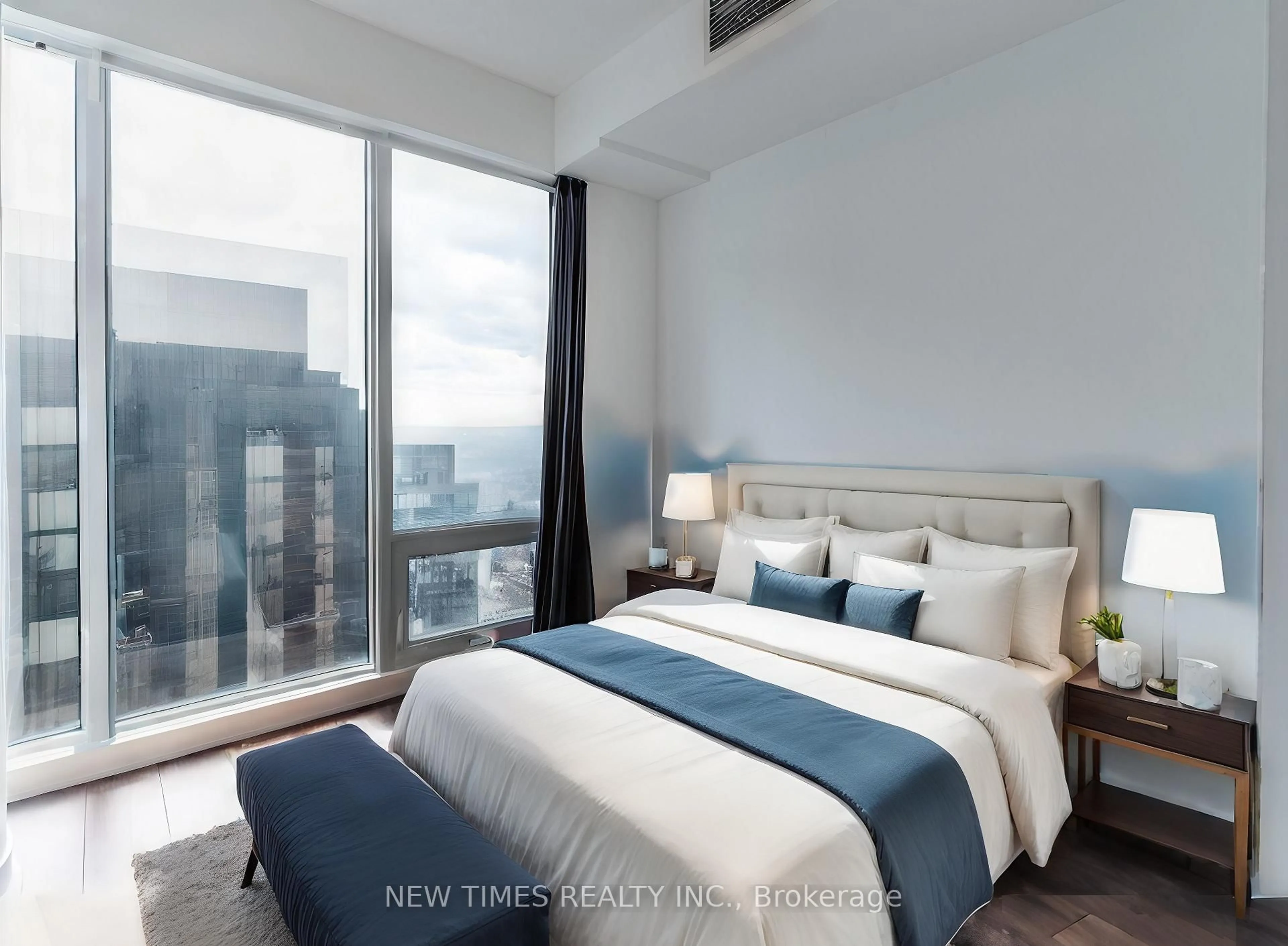 Bedroom with bed, unknown for 125 Blue Jays Way #3305, Toronto Ontario M5V 0N5