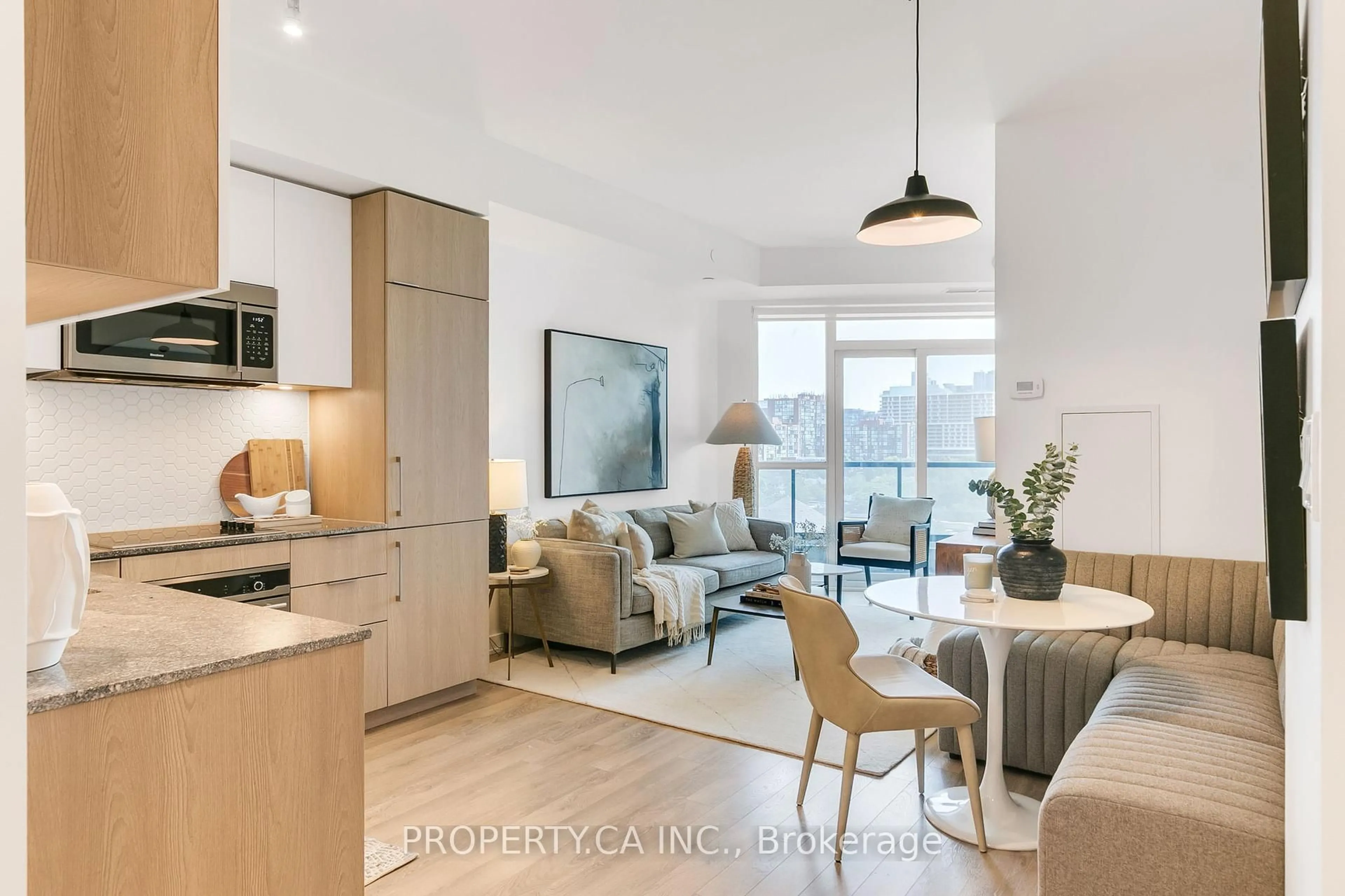 Open concept kitchen, unknown for 50 Ordnance St #710, Toronto Ontario M6K 0C9