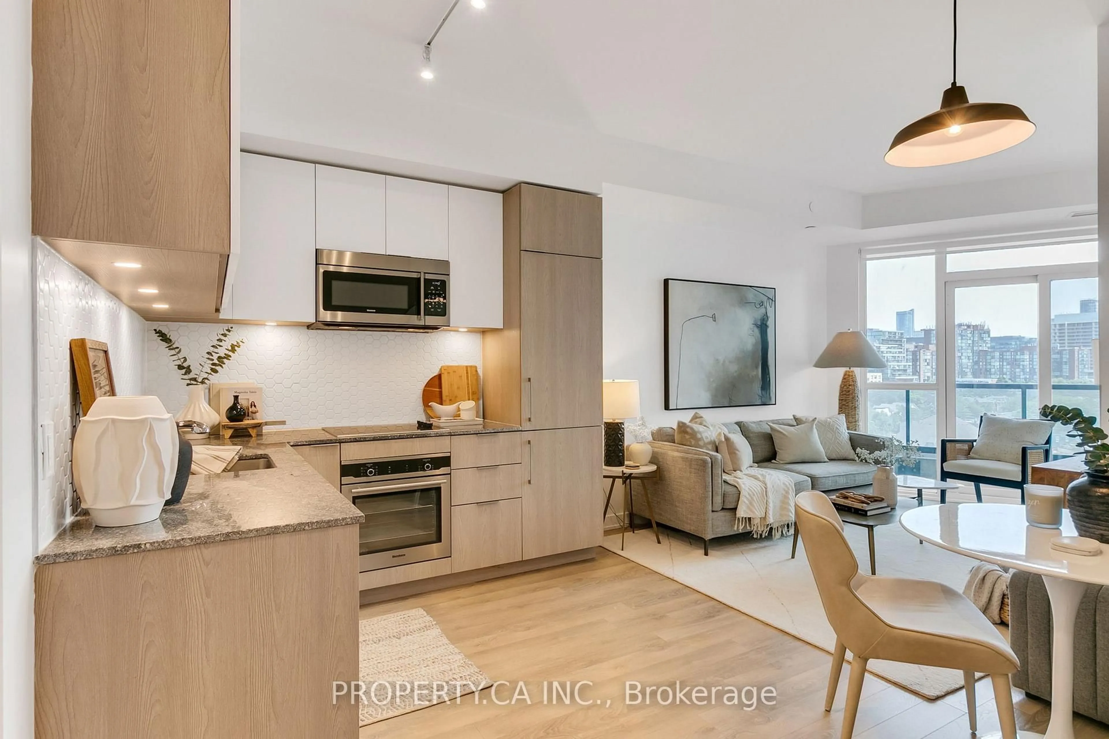 Open concept kitchen, unknown for 50 Ordnance St #710, Toronto Ontario M6K 0C9