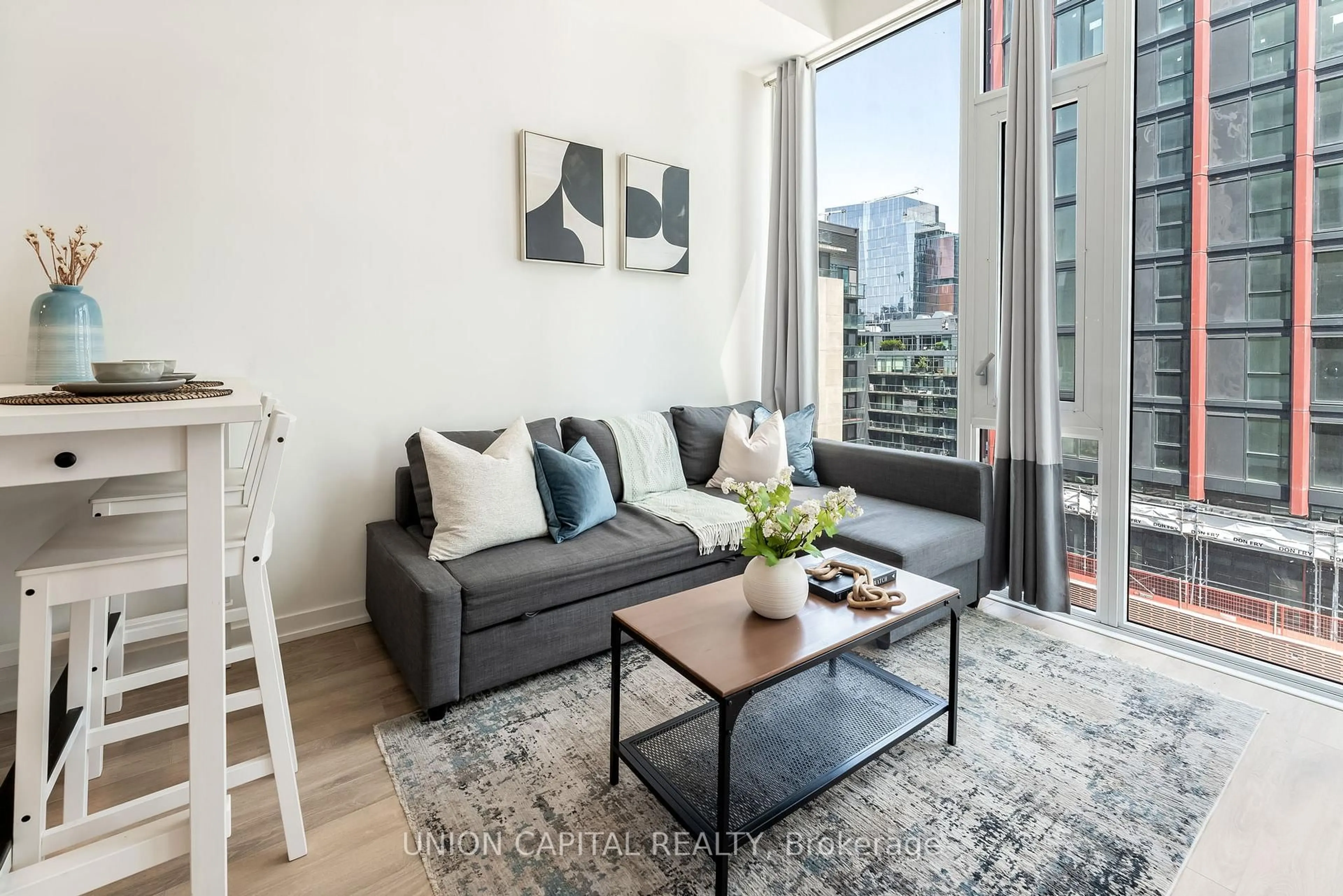 Living room with furniture, unknown for 158 Front St #1313, Toronto Ontario M5A 0K9