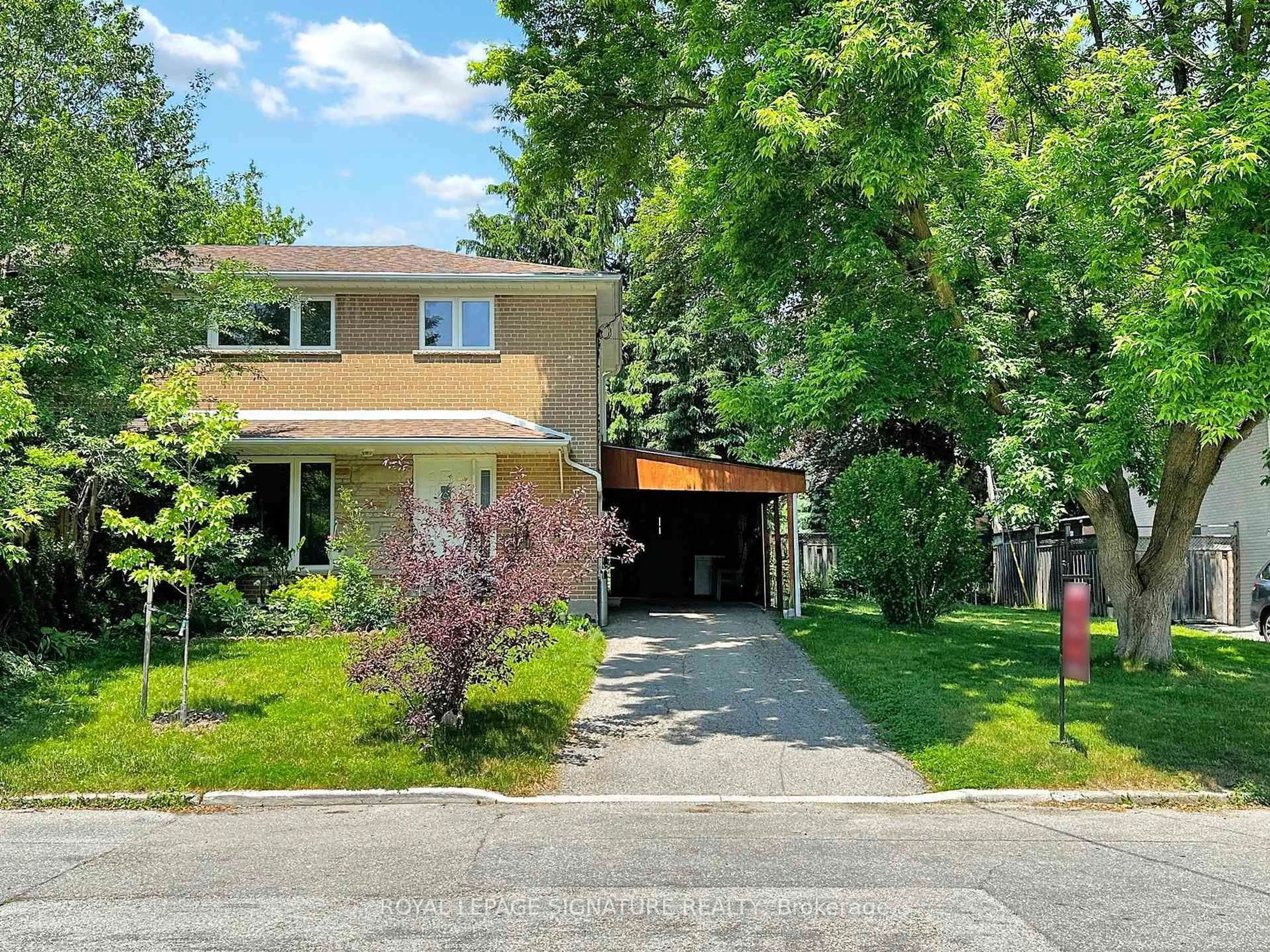 Home with brick exterior material, street for 14 Logandale Rd, Toronto Ontario M2N 4H4