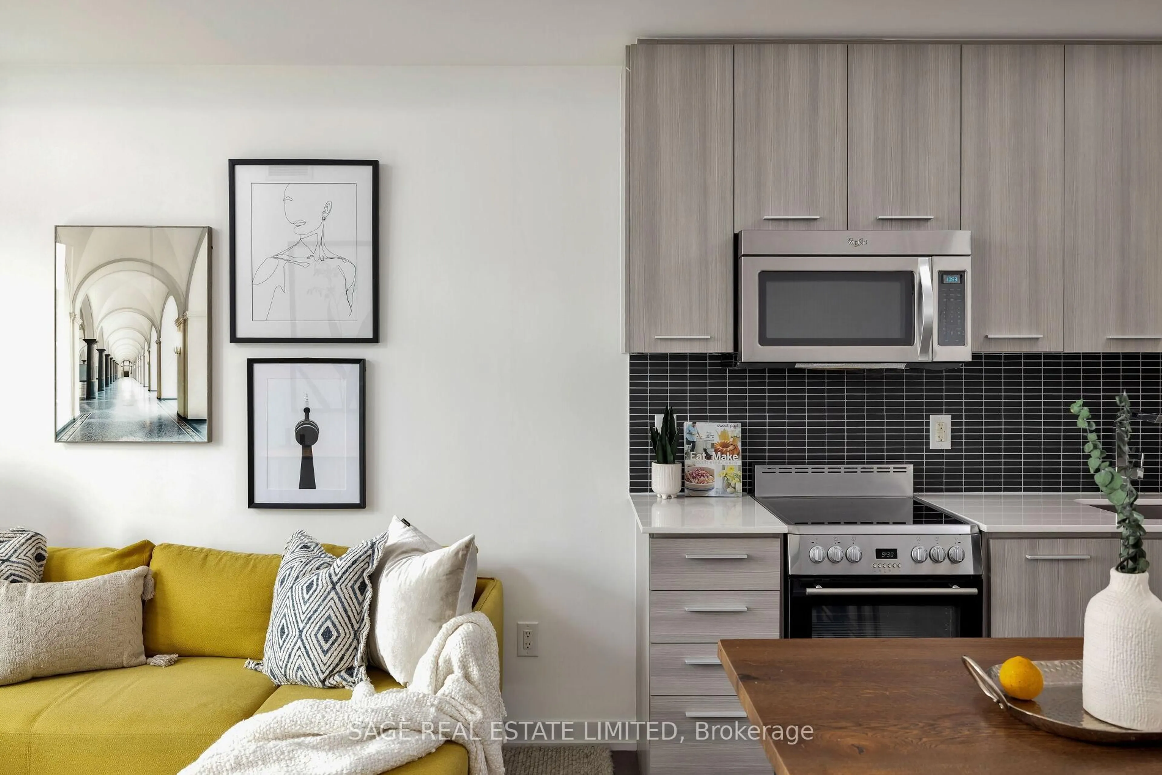 Open concept kitchen, unknown for 105 George St #1108, Toronto Ontario M5A 0L4