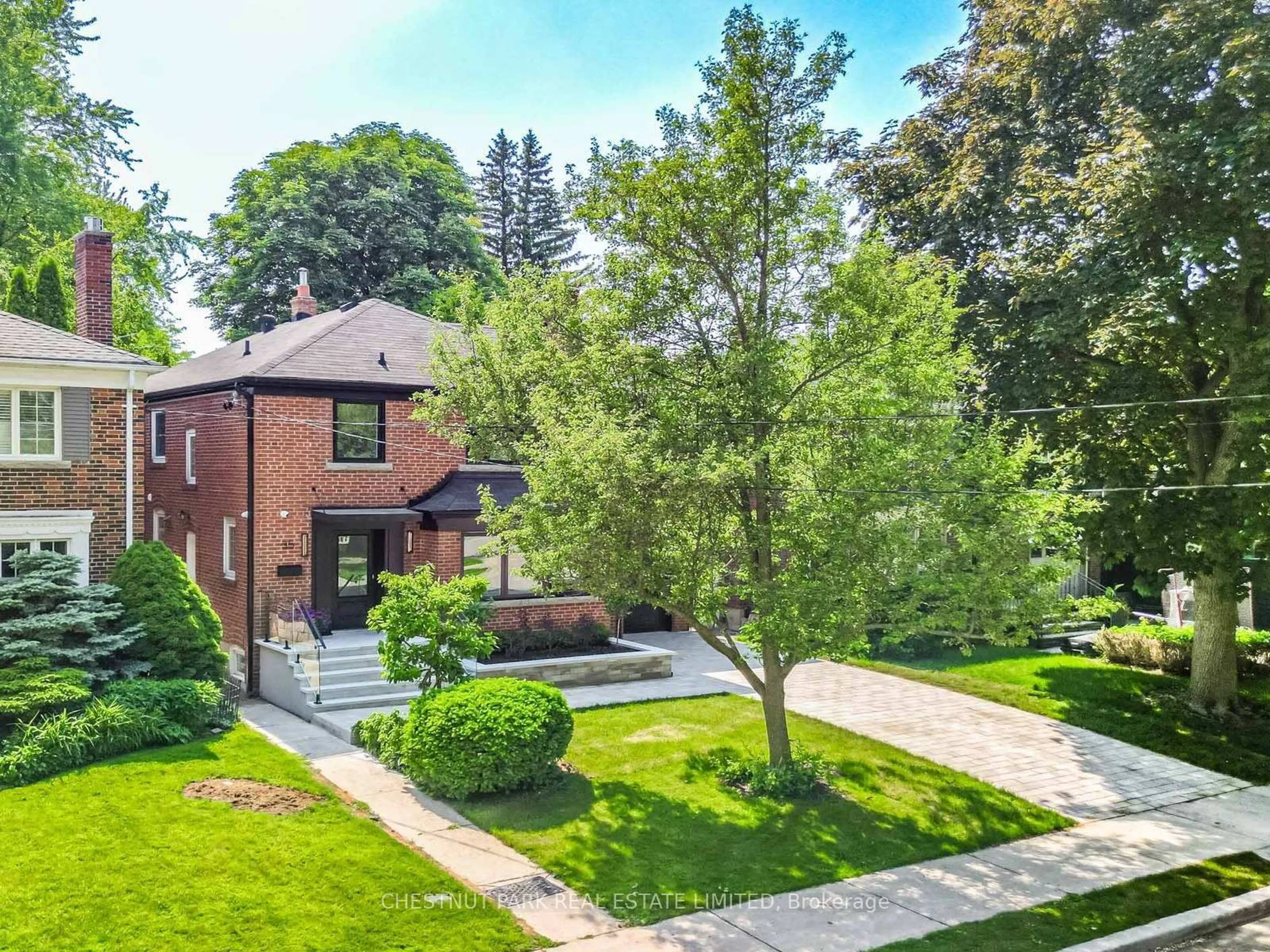 Home with brick exterior material, street for 35 Rykert Cres, Toronto Ontario M4G 2T1