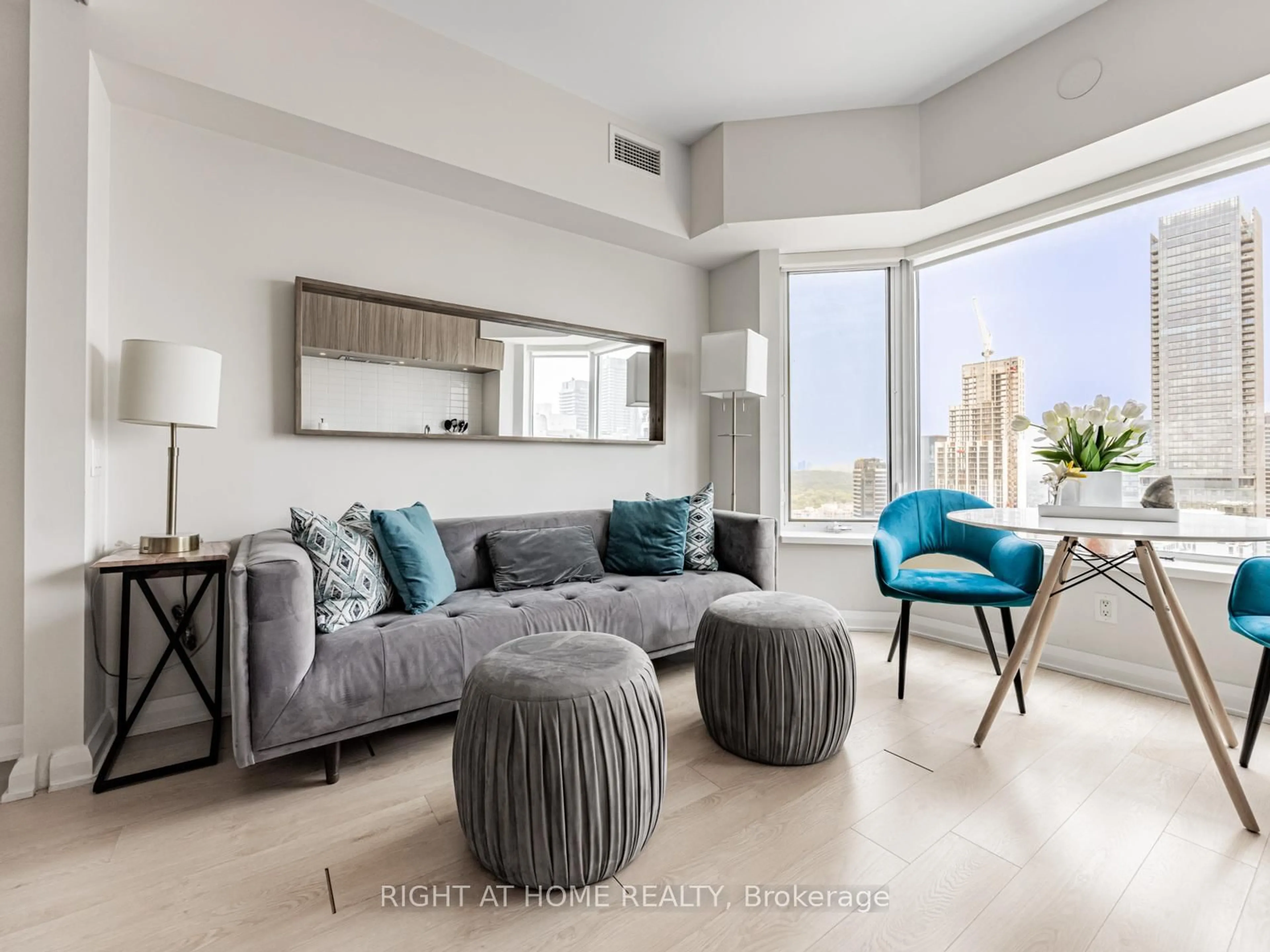 Living room with furniture, unknown for 155 Yorkville Ave #3105, Toronto Ontario M5R 1C4
