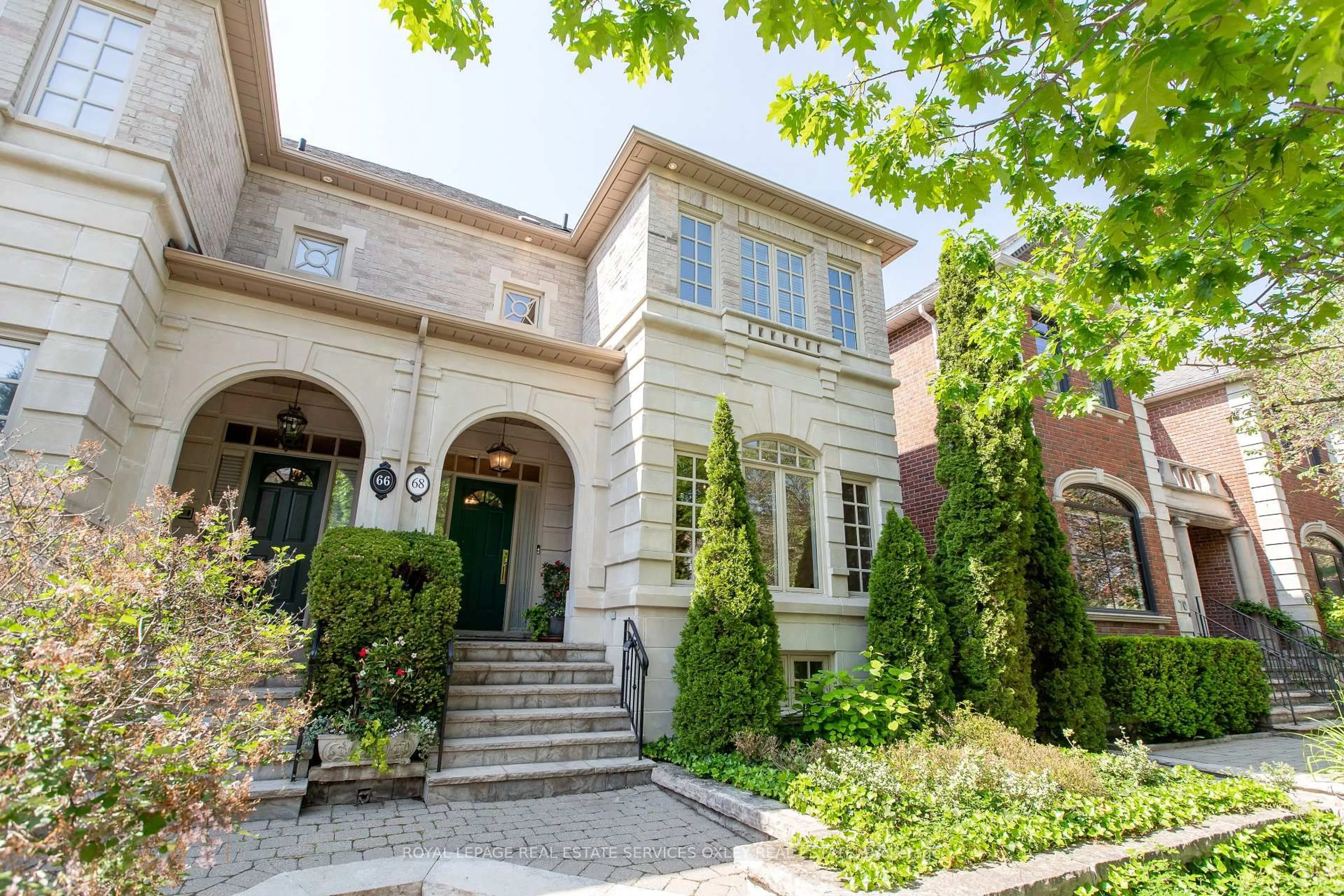 Home with brick exterior material, street for 68 Mathersfield Dr, Toronto Ontario M4W 3W5