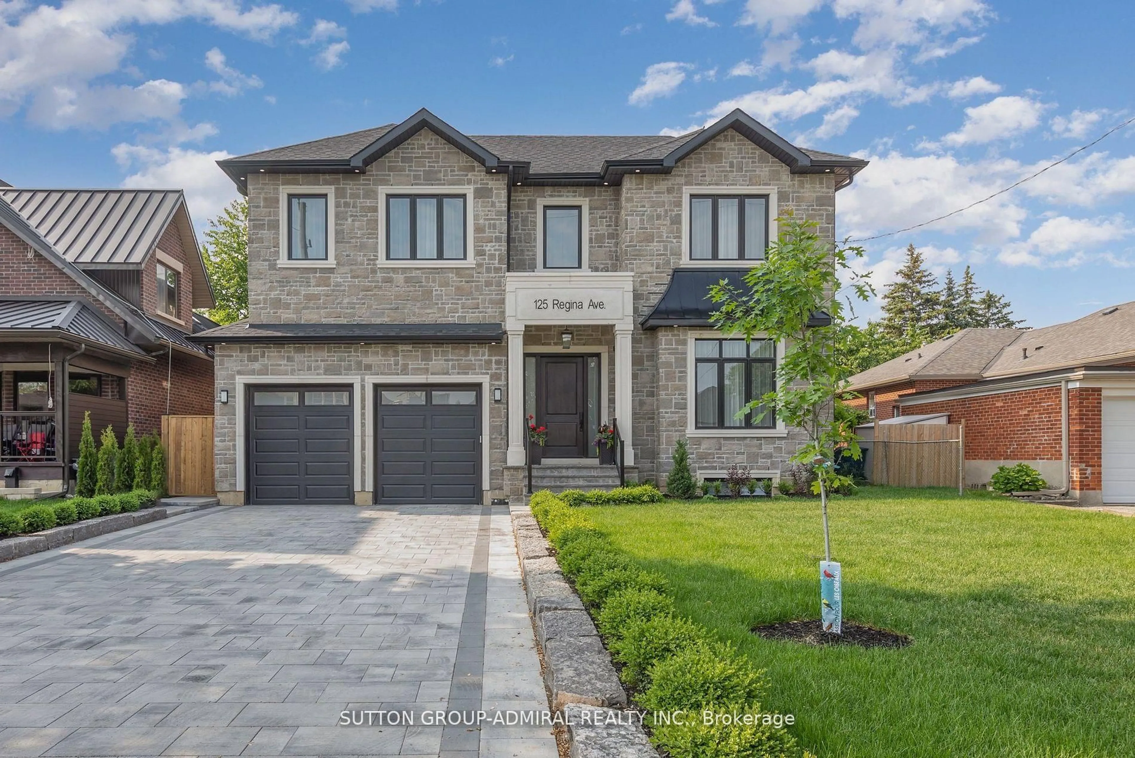 Home with brick exterior material, street for 125 Regina Ave, Toronto Ontario M6A 1R8