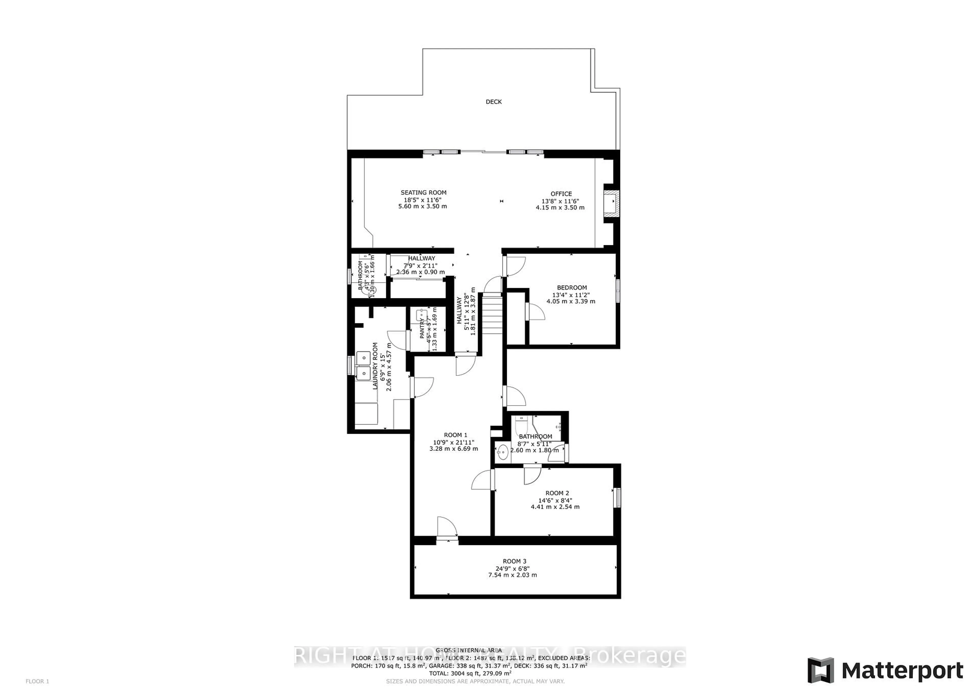 Floor plan for 23 Christine Cres, Toronto Ontario M2R 1A4