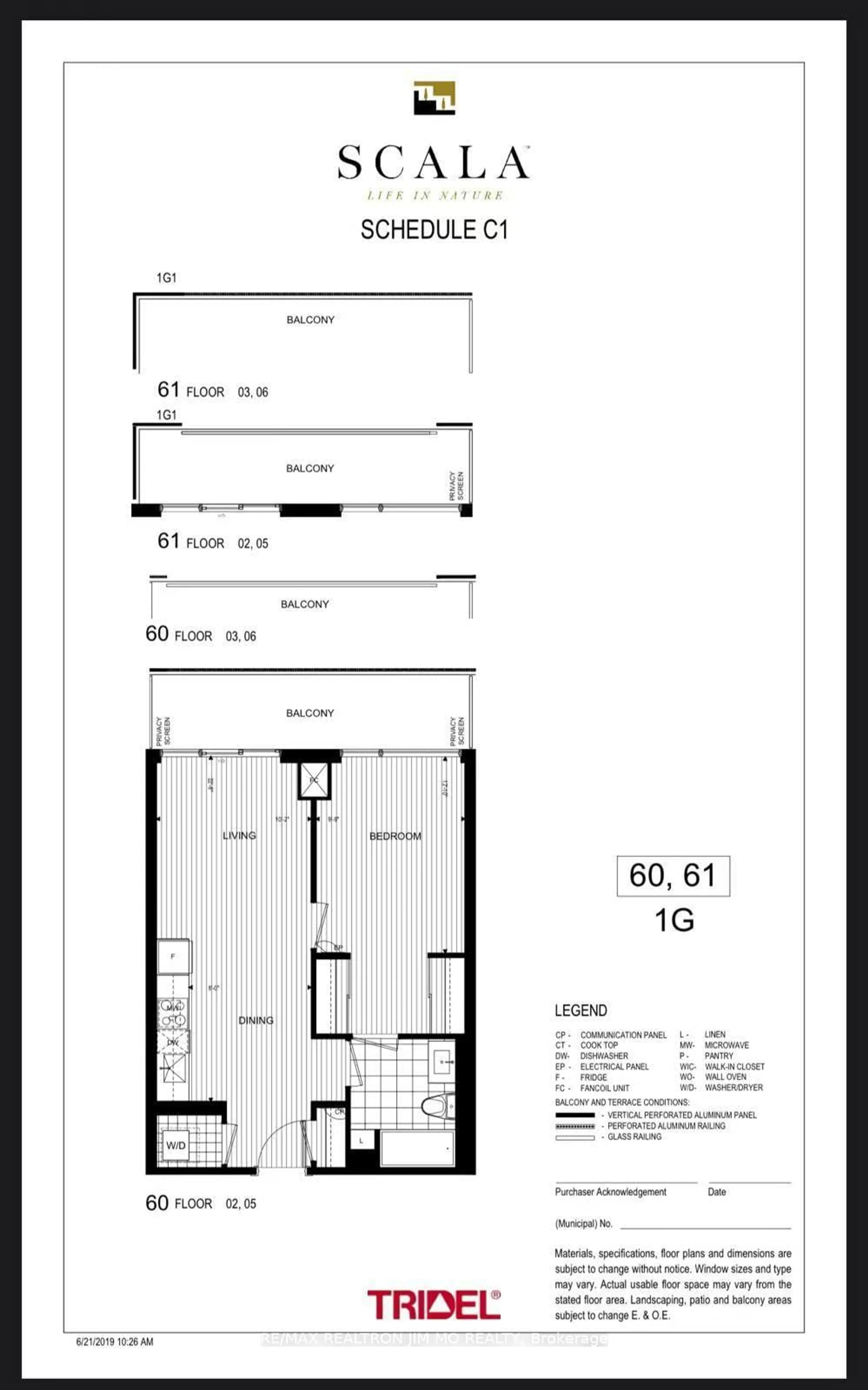 Floor plan for 25 Adra Grado Way #660, Toronto Ontario M2J 0H6