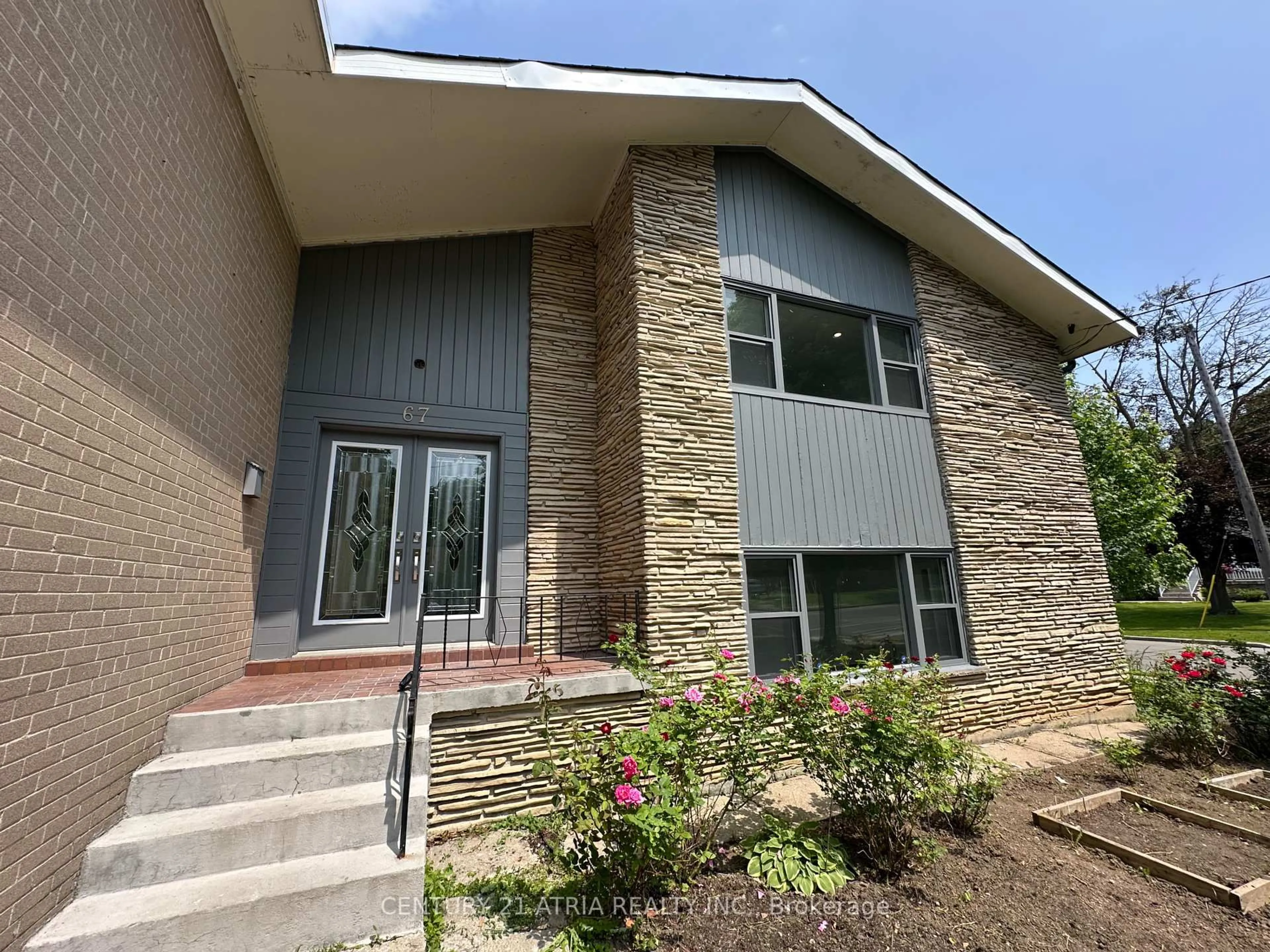 Home with brick exterior material, building for 67 Chelmsford Ave, Toronto Ontario M2R 2W5