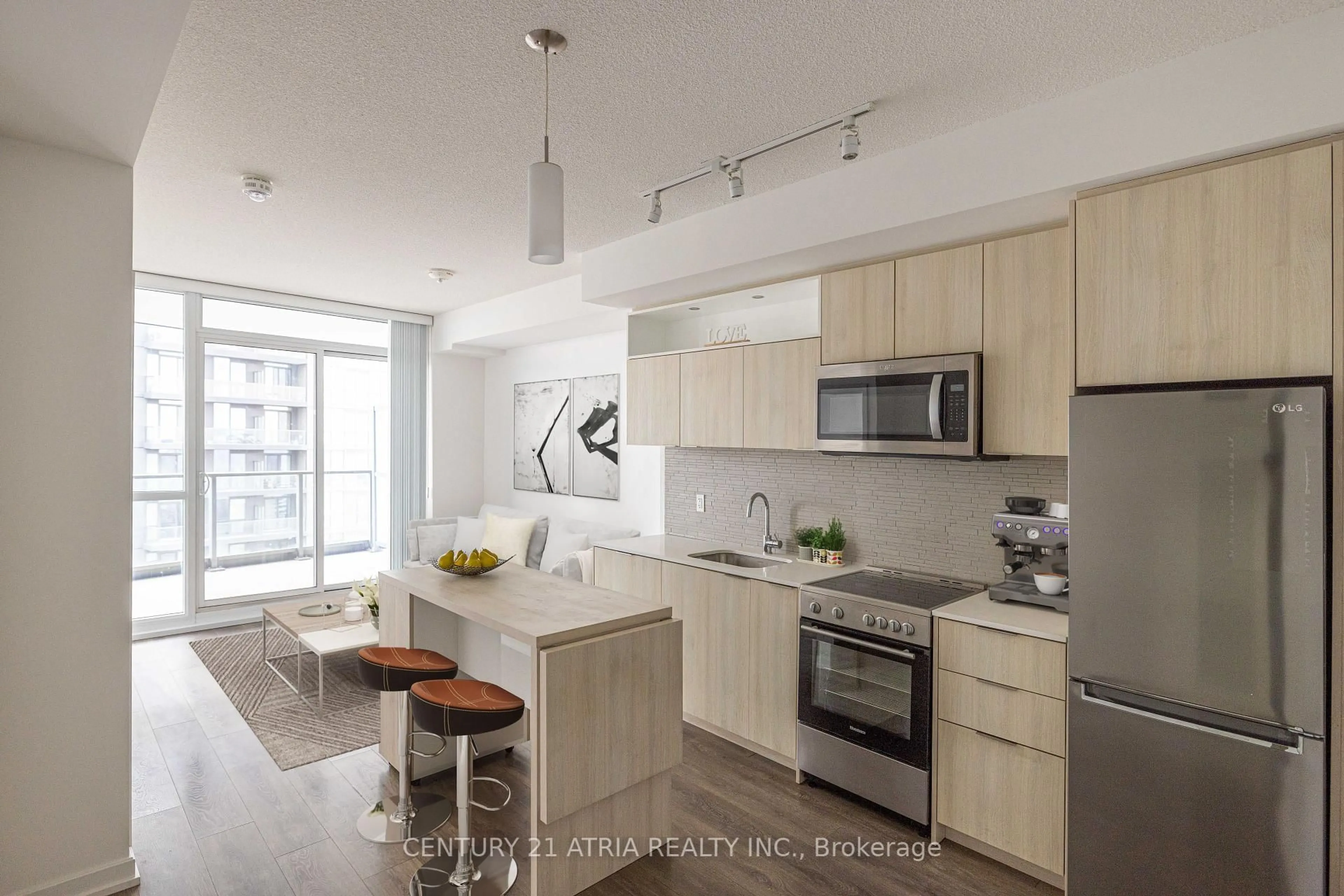 Open concept kitchen, unknown for 50 Forest Manor Rd #2011, Toronto Ontario M2J 1M1