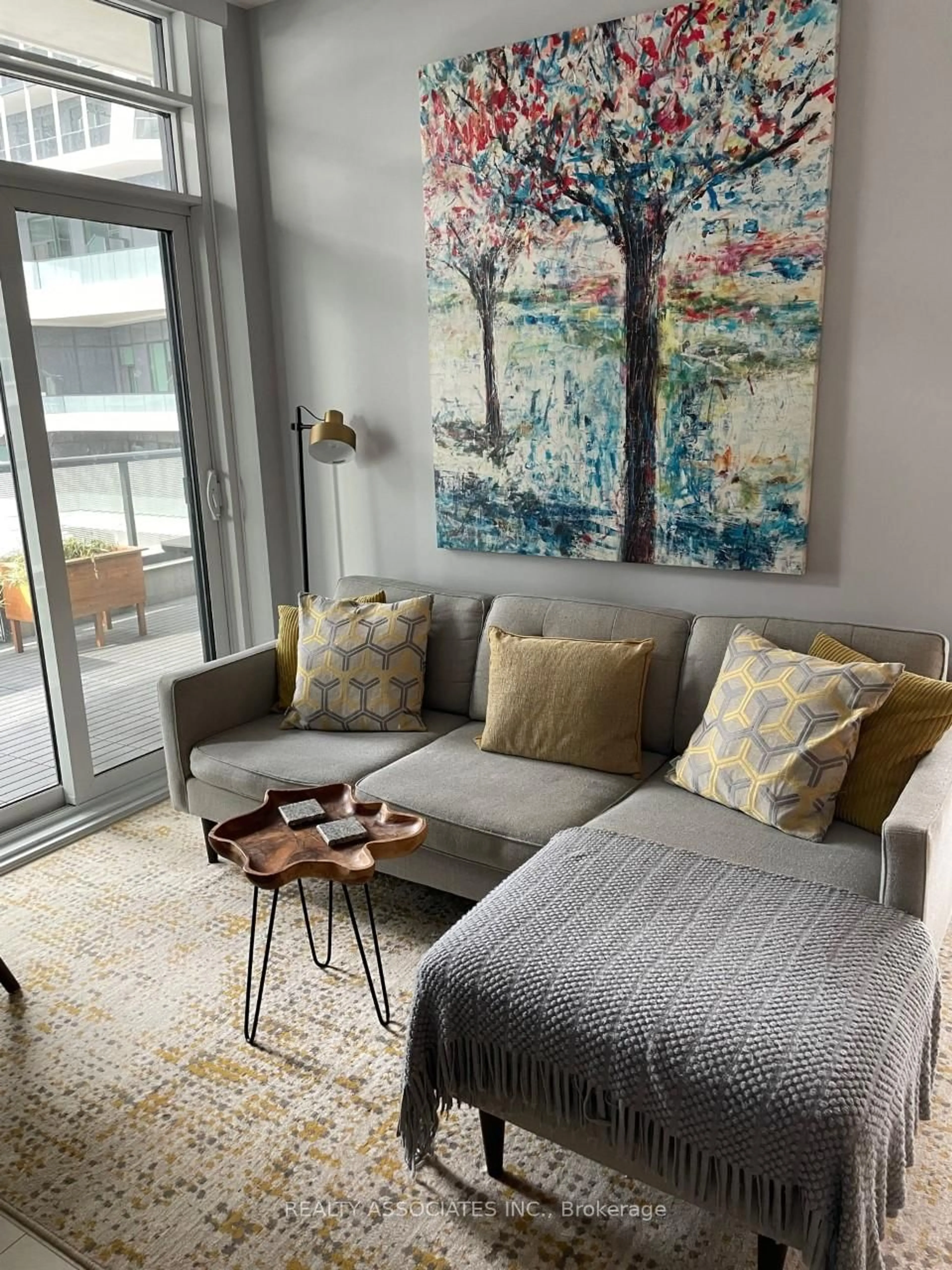 Living room with furniture, unknown for 30 Ordnance St #409, Toronto Ontario M6K 0C8