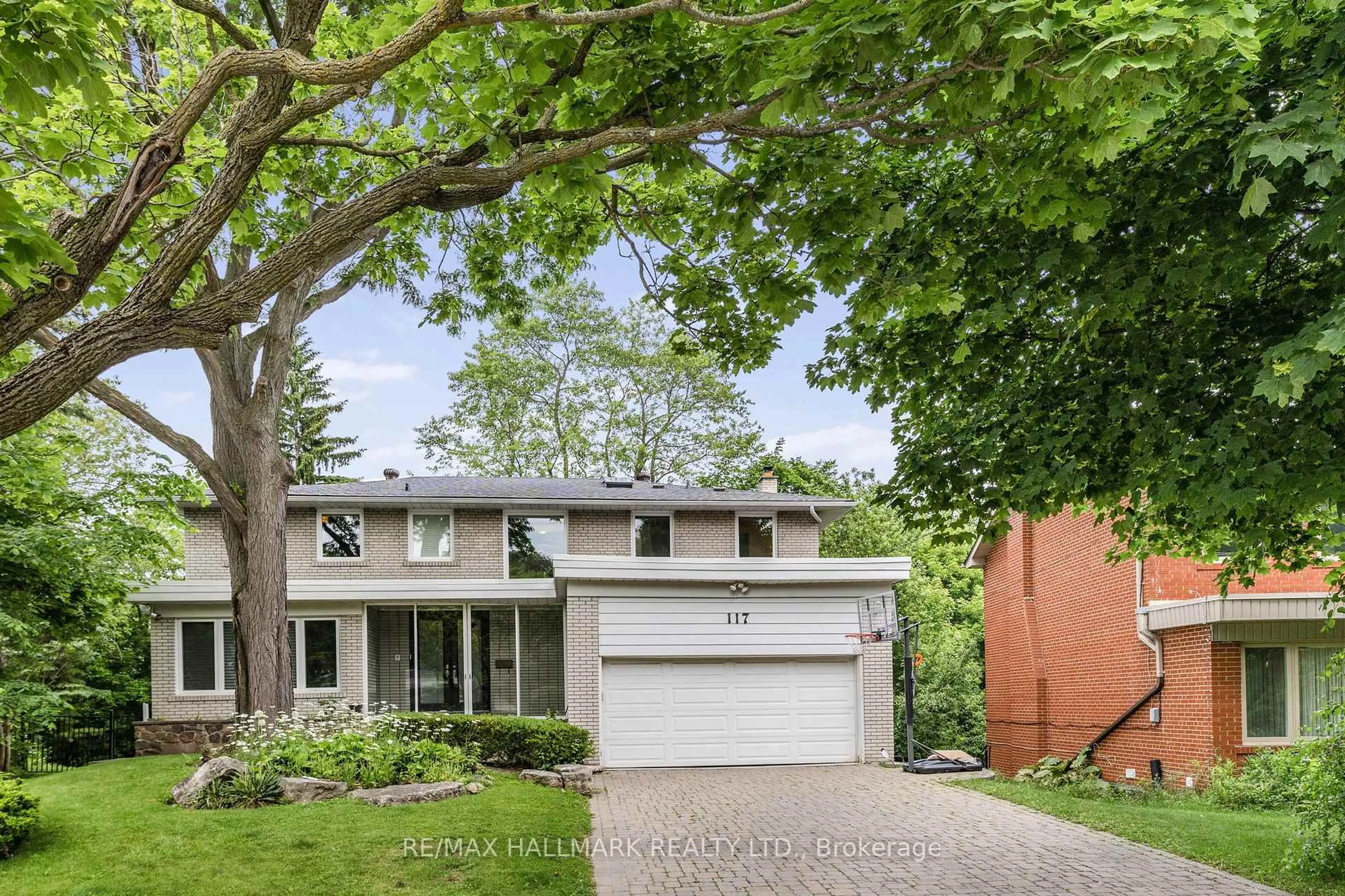 Home with brick exterior material, street for 117 Banstock Dr, Toronto Ontario M2K 2H7