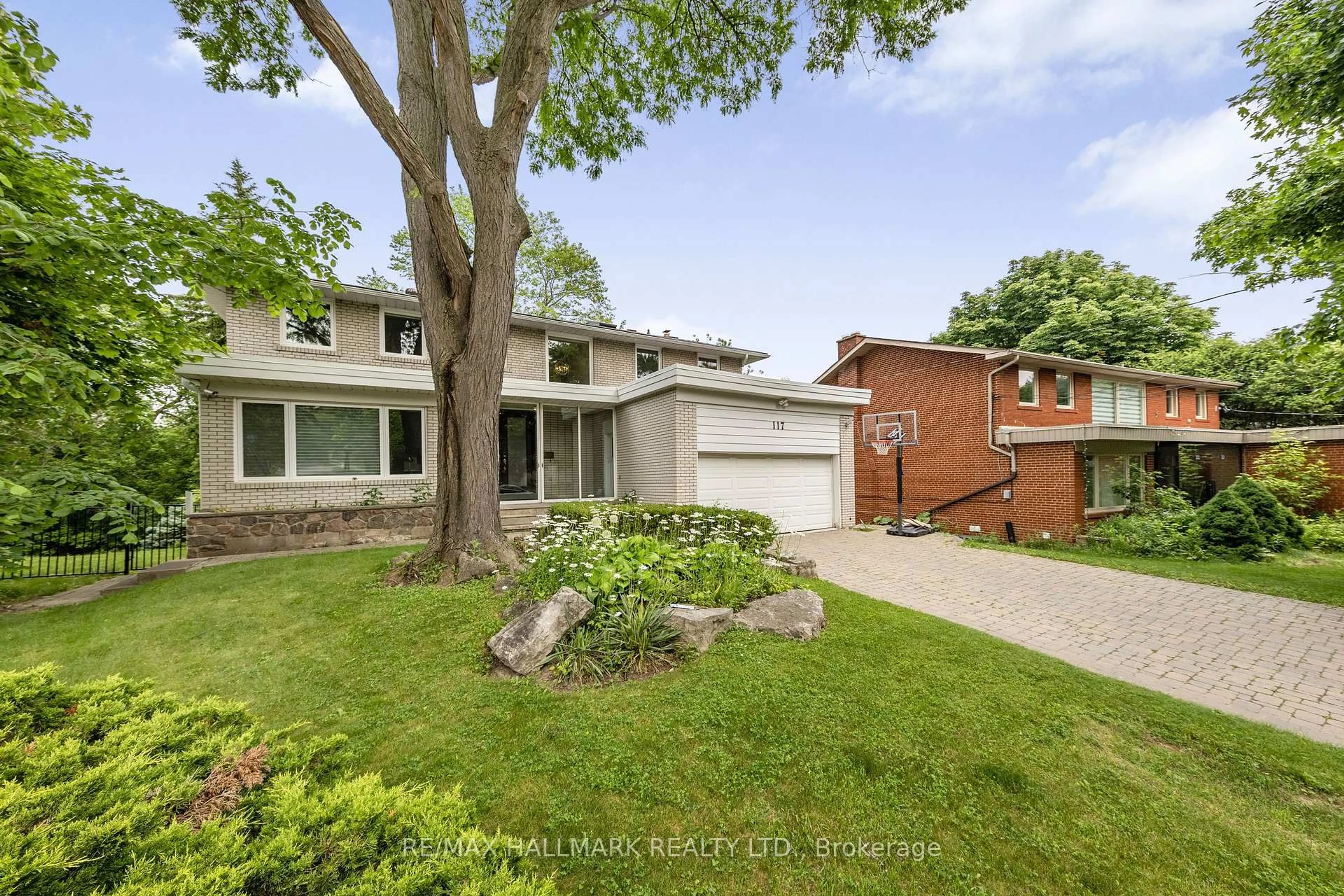 Home with brick exterior material, street for 117 Banstock Dr, Toronto Ontario M2K 2H7