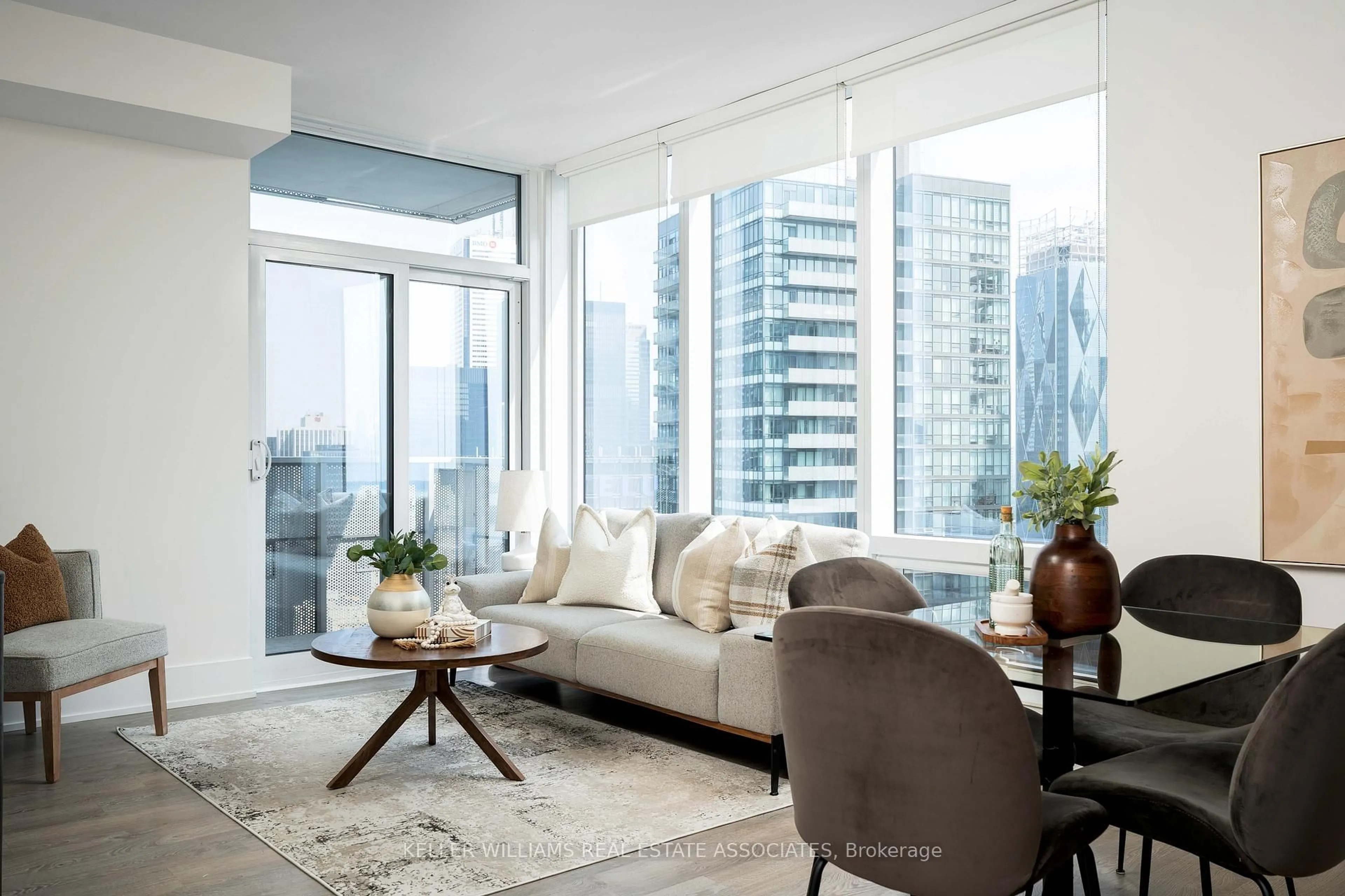 Living room with furniture, unknown for 10 York St #4603, Toronto Ontario M5J 0E1
