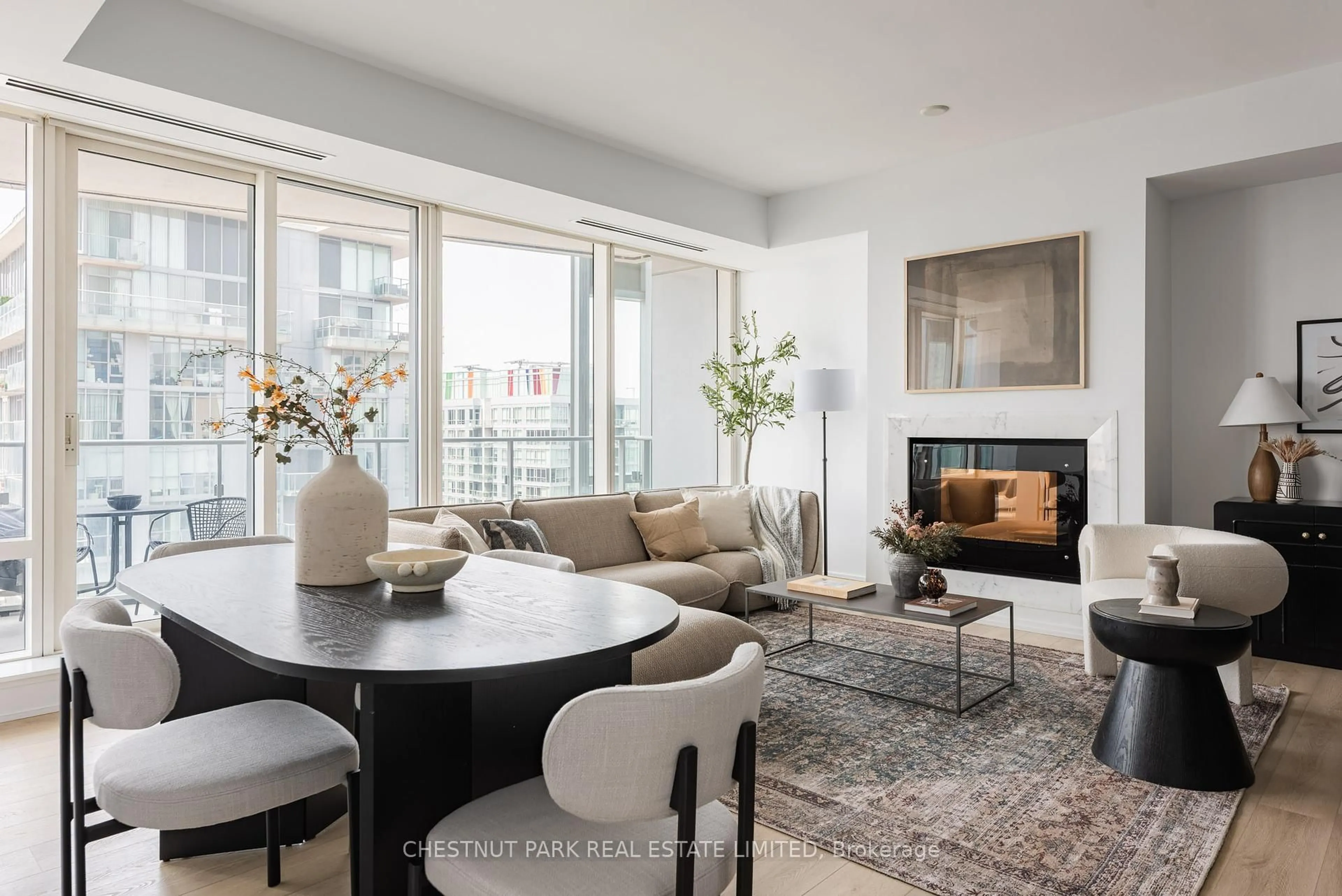 Living room with furniture, unknown for 180 University Ave #3203, Toronto Ontario M5H 0A2