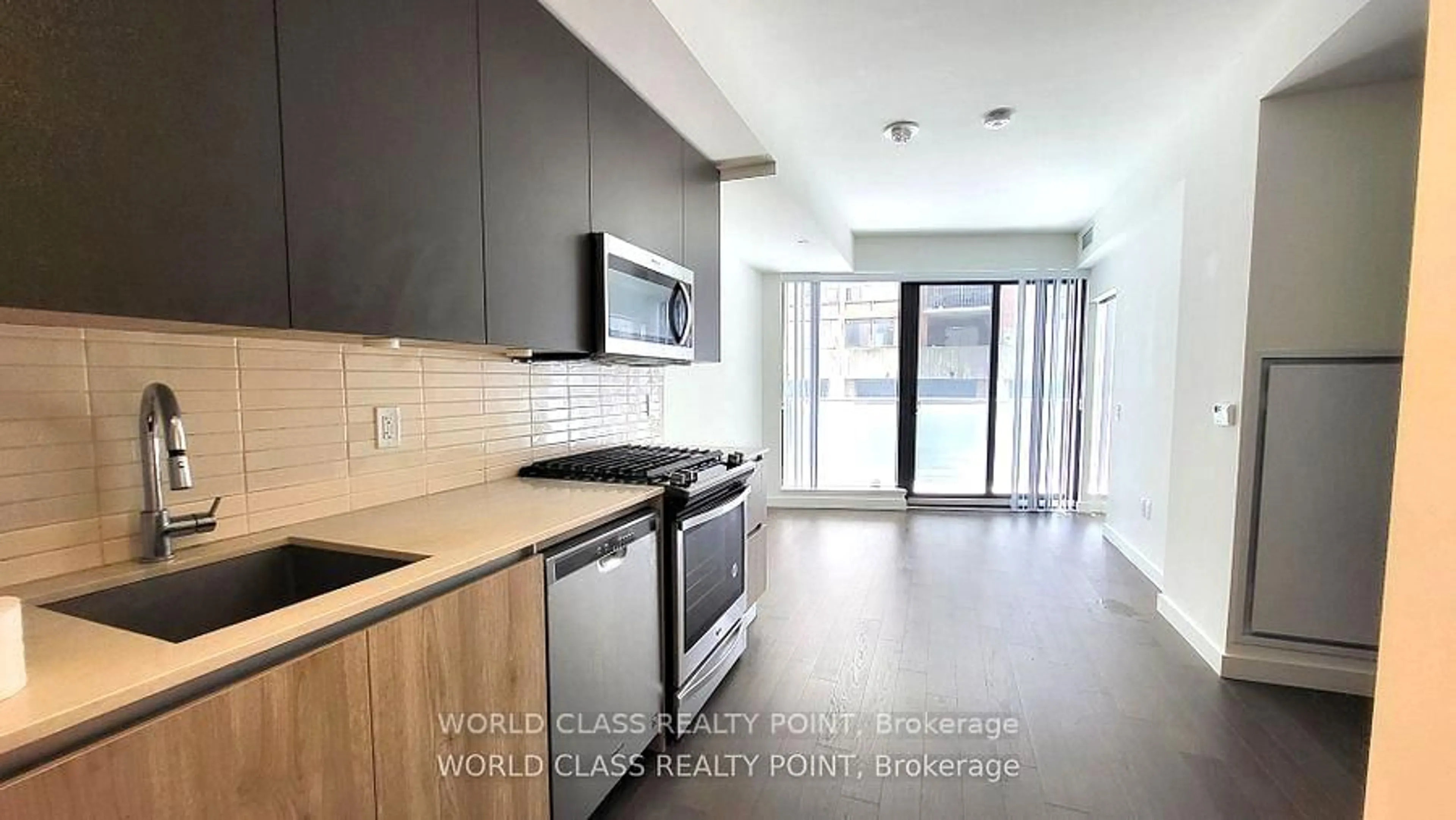 Open concept kitchen, ceramic/tile floor for 2A Church St #504, Toronto Ontario M5E 0E1