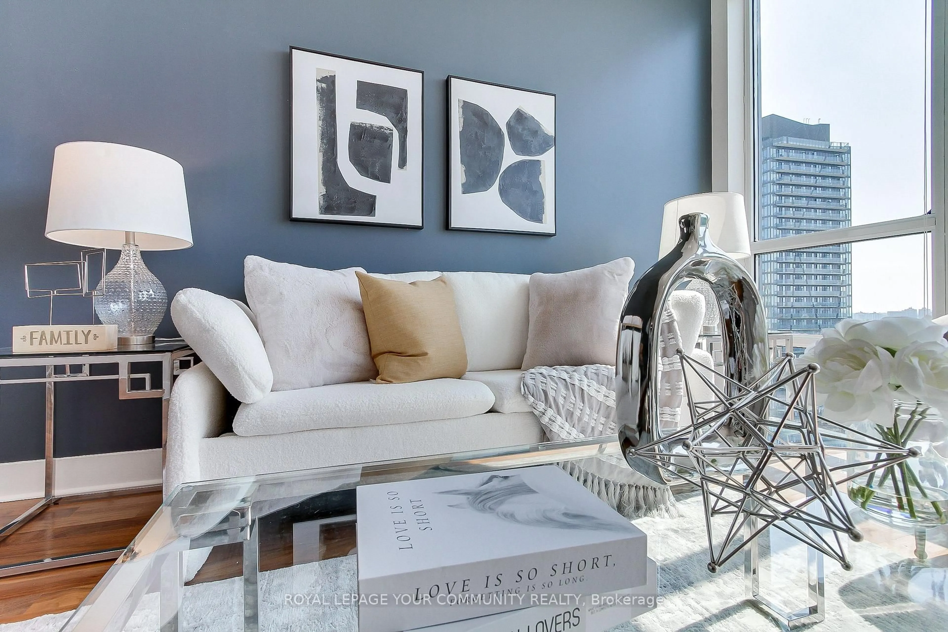 Living room with furniture, unknown for 26 Norton Ave #PH 10, Toronto Ontario M2N 0H6