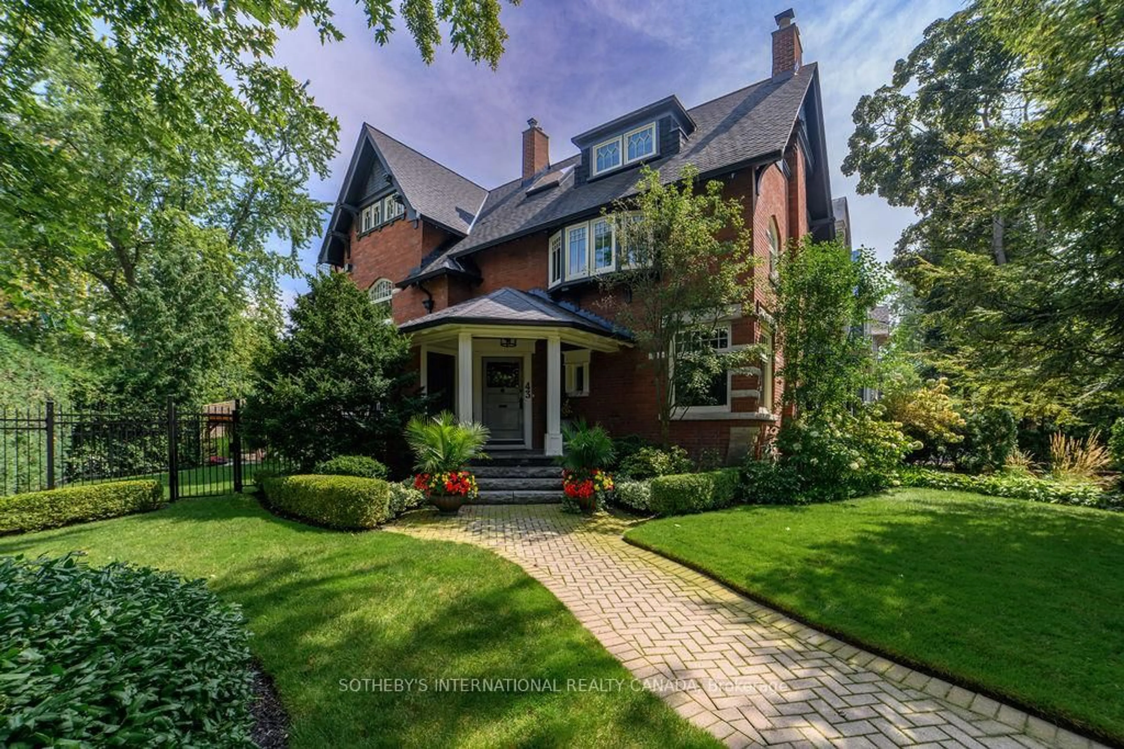 Home with brick exterior material, street for 43 Maple Dr, Toronto Ontario M4W 2T9