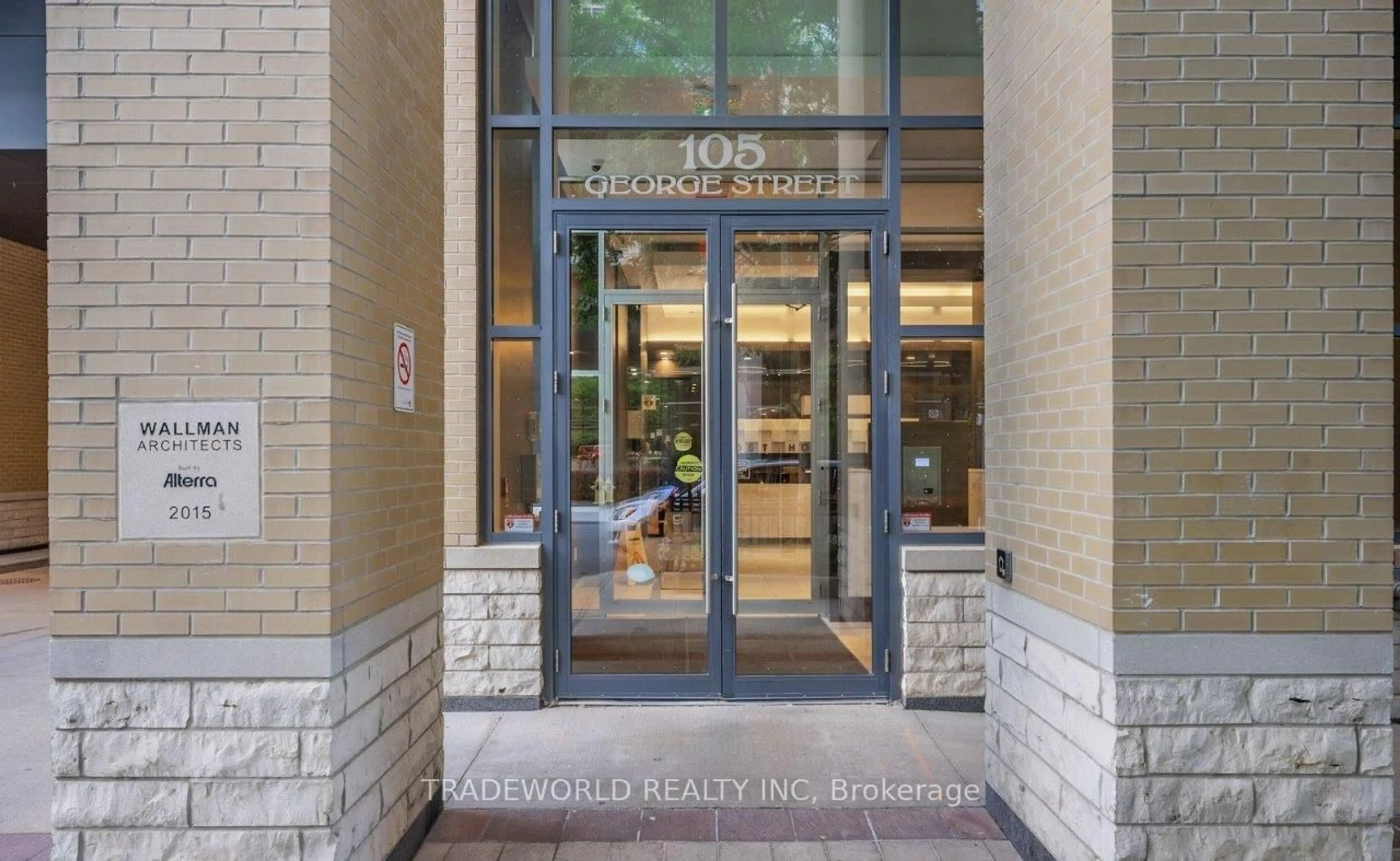 Indoor foyer for 105 George St #601, Toronto Ontario M5A 0L4