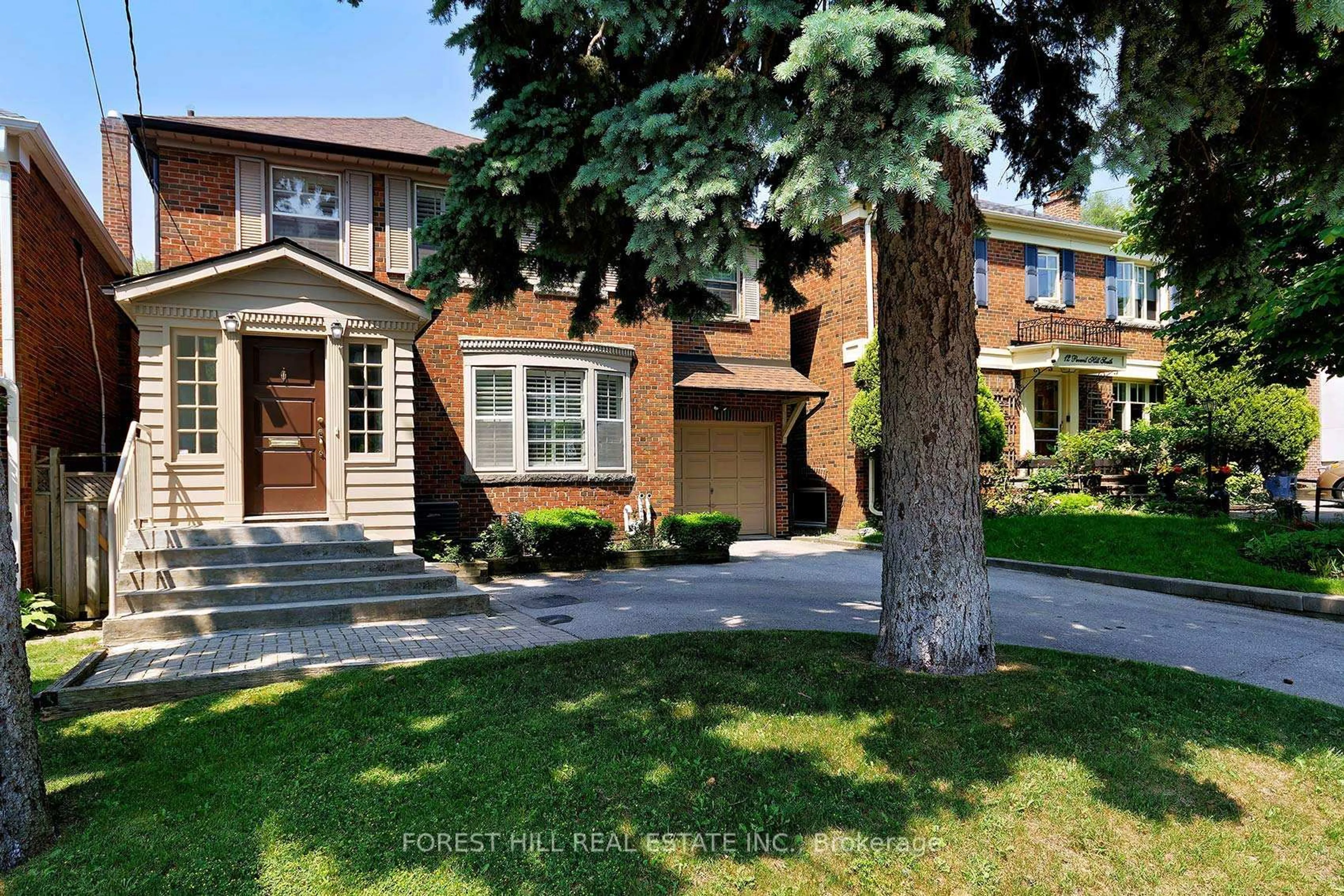 Home with brick exterior material, street for 10 Peveril Hill, Toronto Ontario M6C 3A8