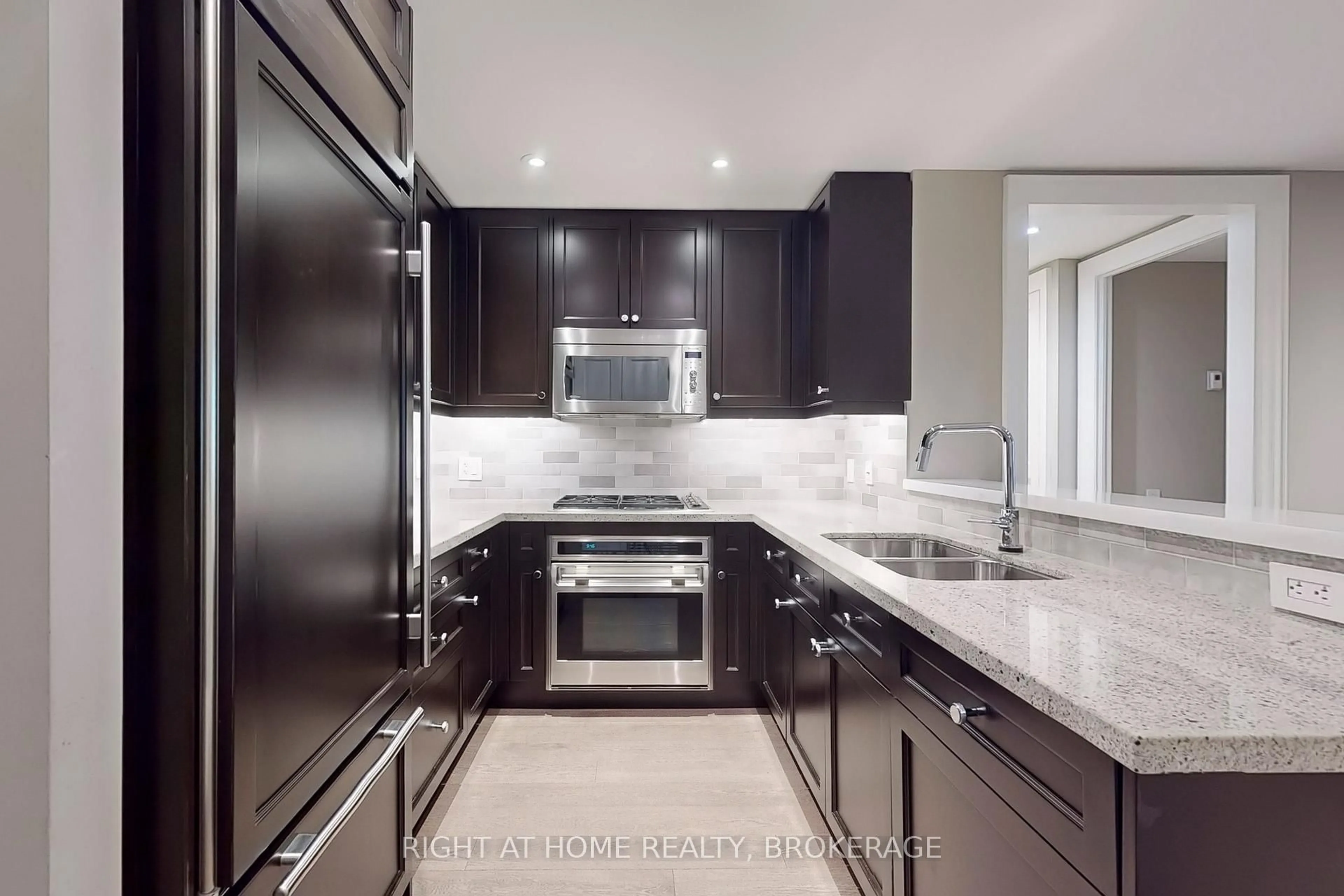 Contemporary kitchen, ceramic/tile floor for 155 St Clair Ave #307, Toronto Ontario M4V 0A1