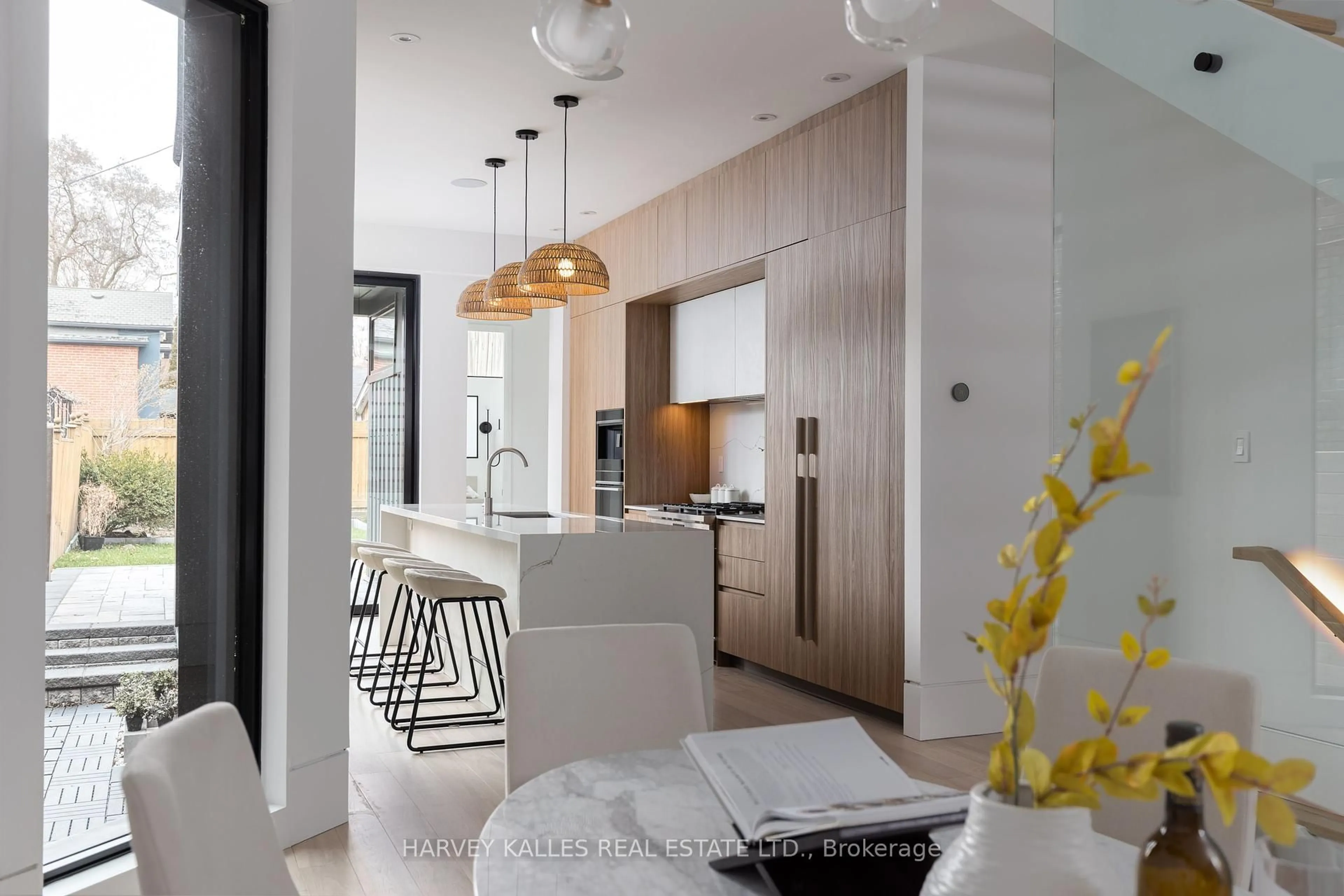 Contemporary kitchen, ceramic/tile floor for 140 Harrison St, Toronto Ontario M6J 2A4