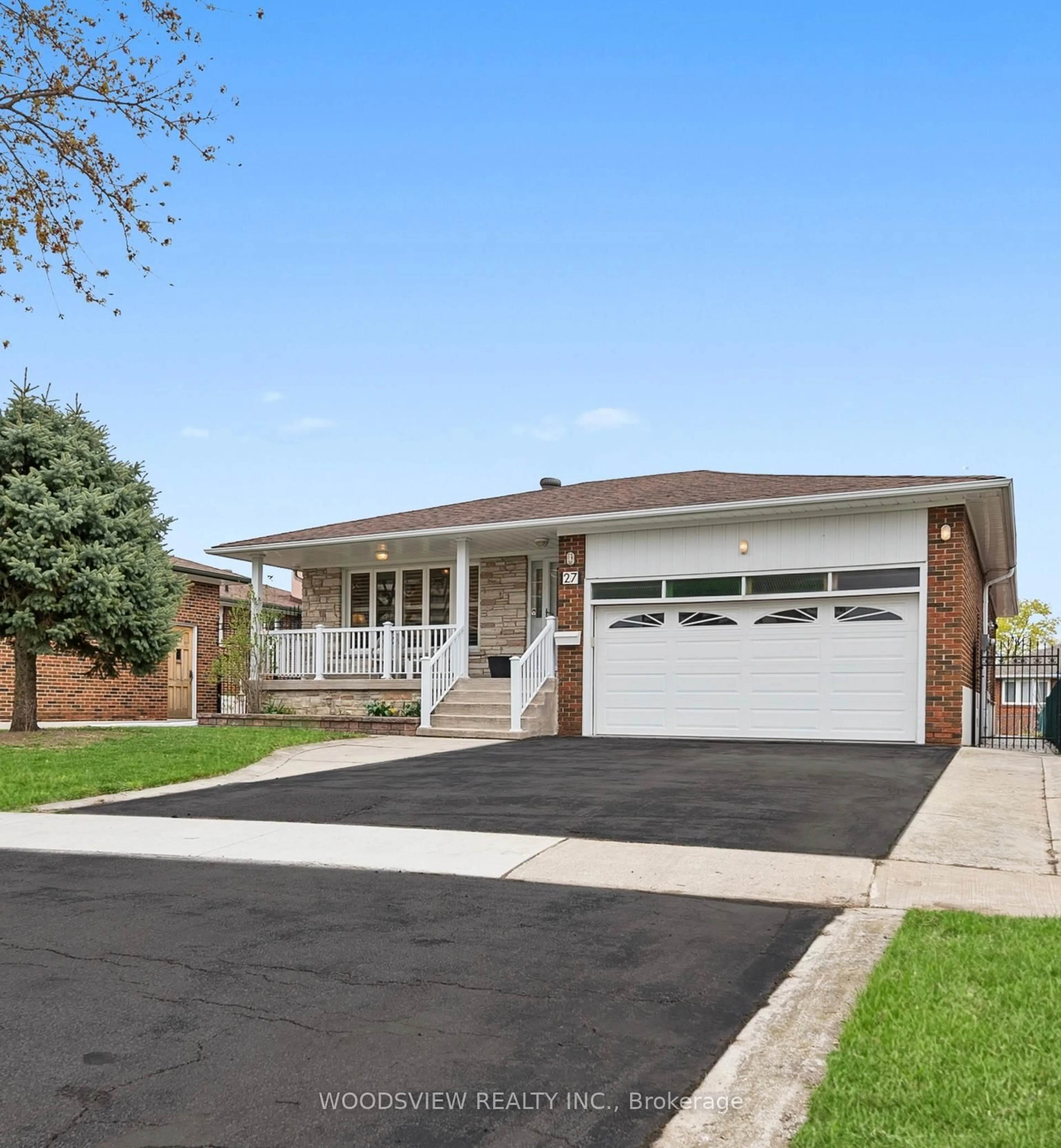 Home with brick exterior material, street for 27 Bowhill Cres, Toronto Ontario M2J 3S1