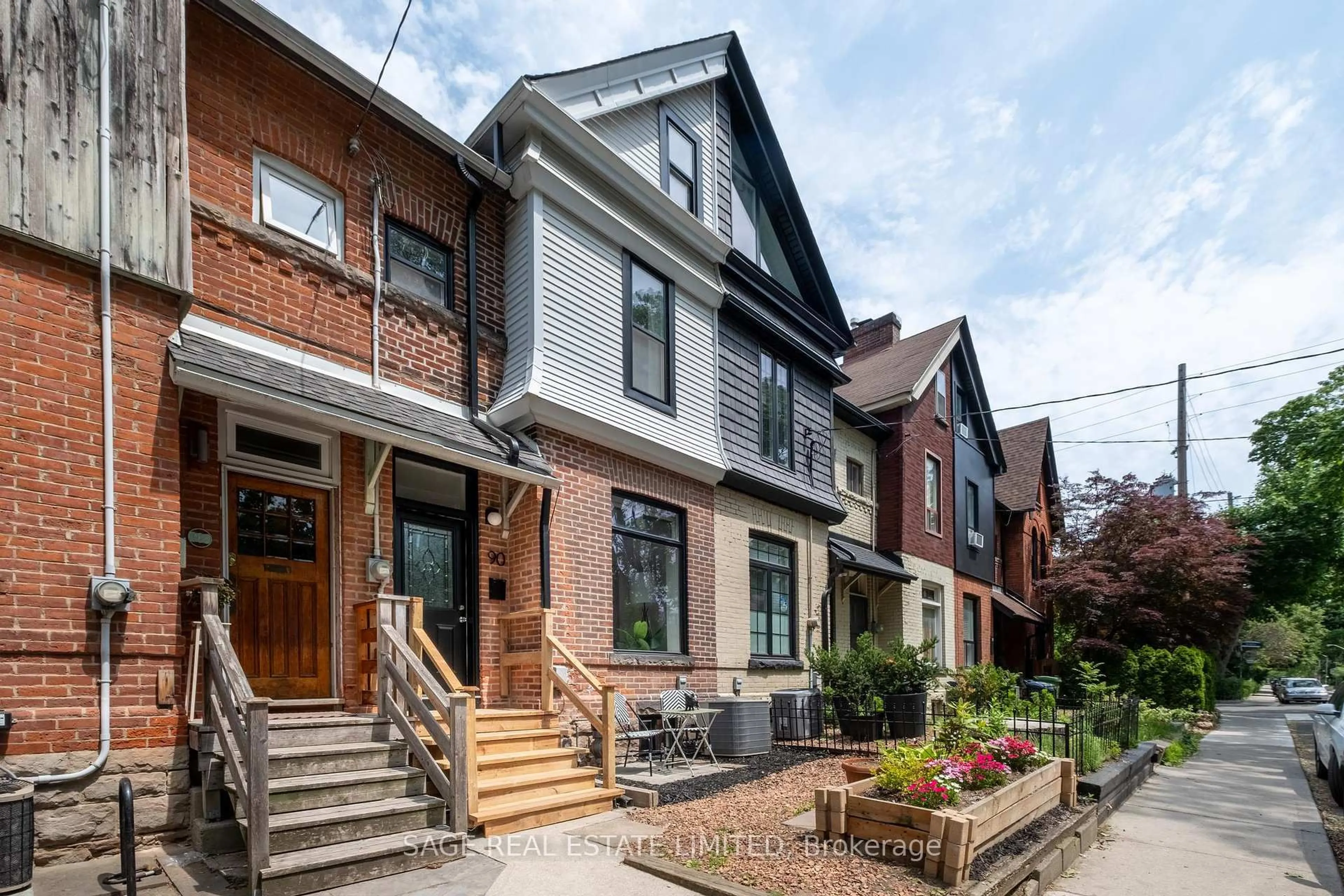 Home with brick exterior material, street for 90 London St, Toronto Ontario M6G 1N5