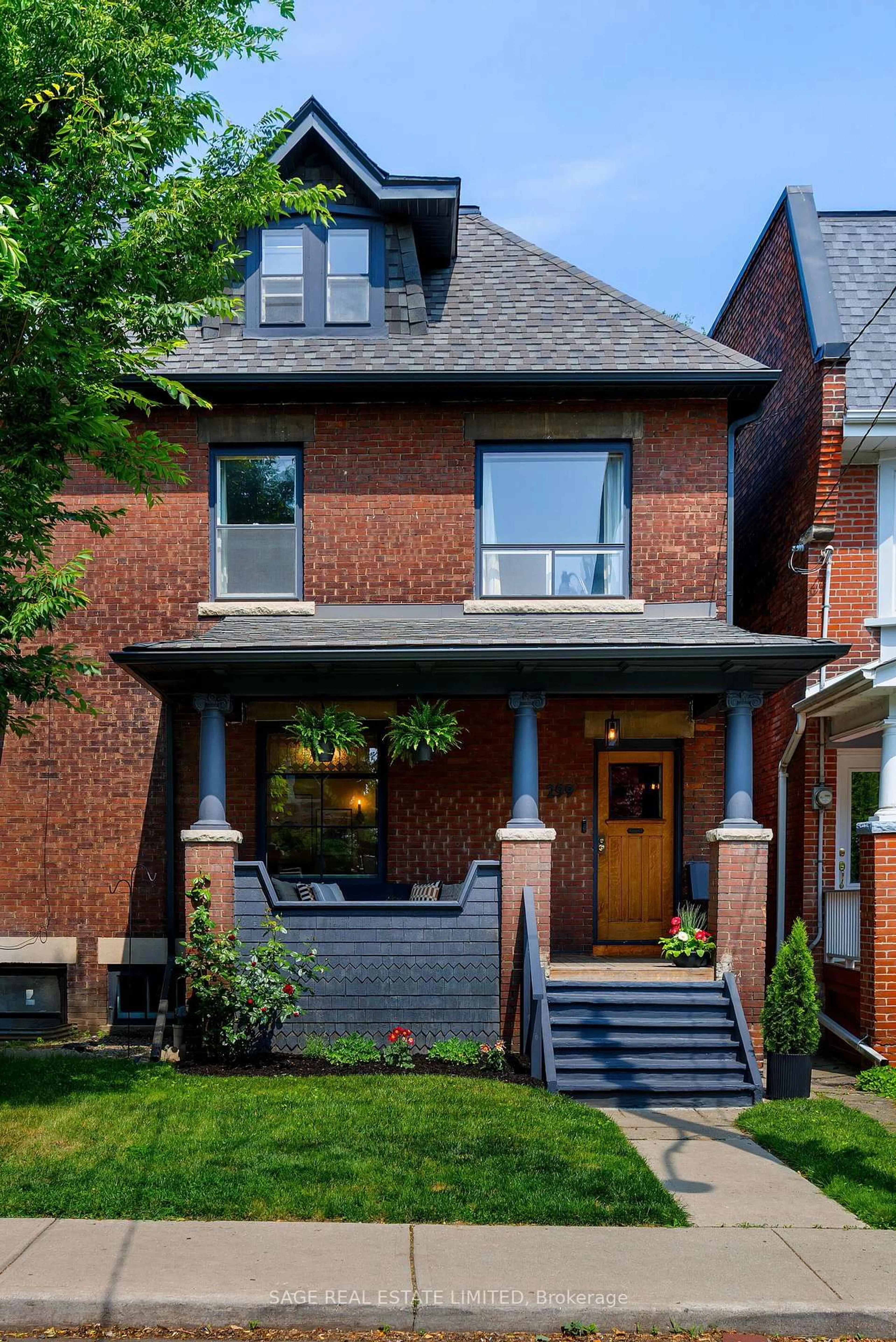 Home with brick exterior material, street for 299 St Clarens Ave, Toronto Ontario M6H 3W2