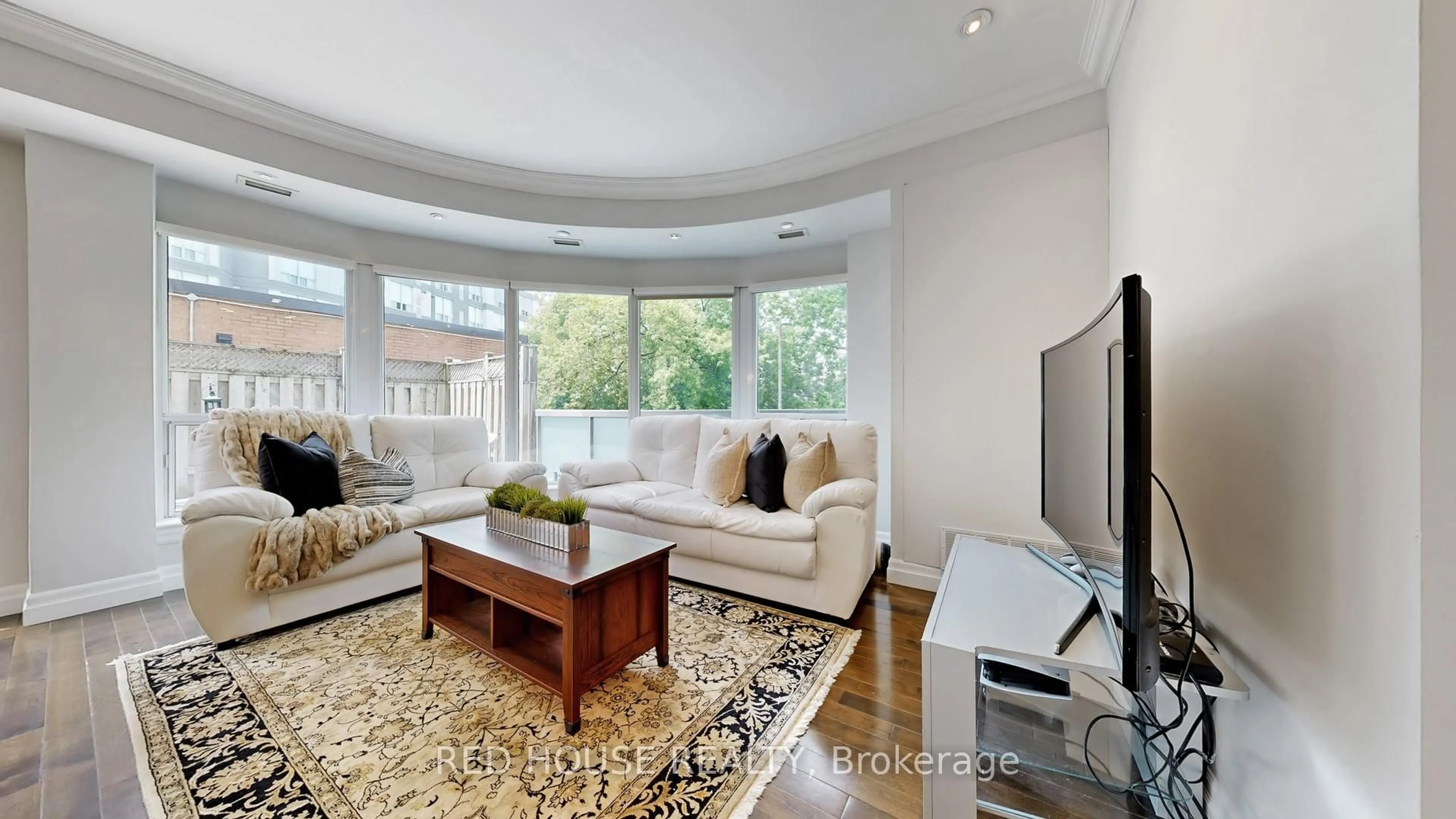 Living room with furniture, unknown for 890 Sheppard Ave #114, Toronto Ontario M3H 6B9