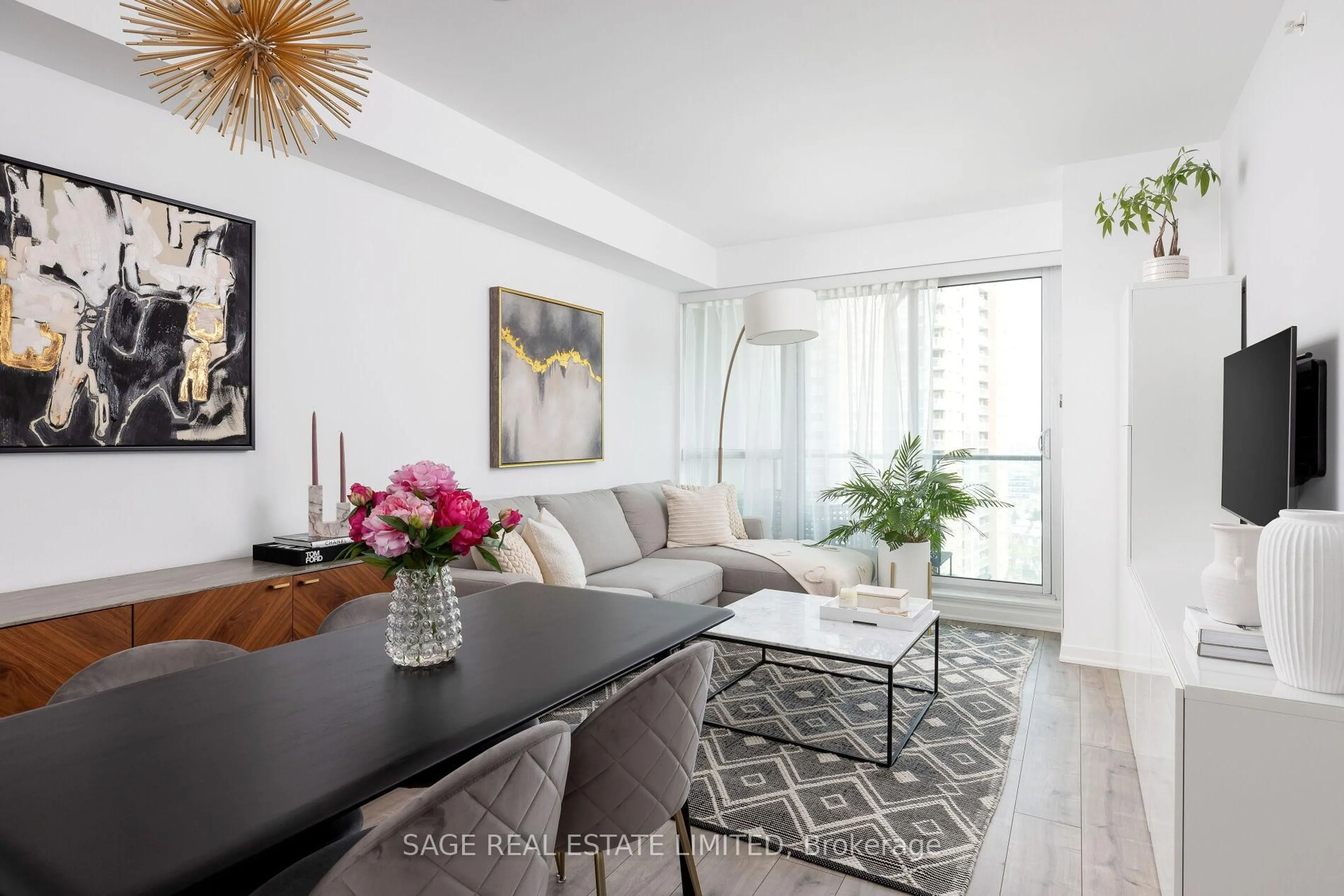 Living room with furniture, unknown for 150 East Liberty St #1601, Toronto Ontario M6K 3R5