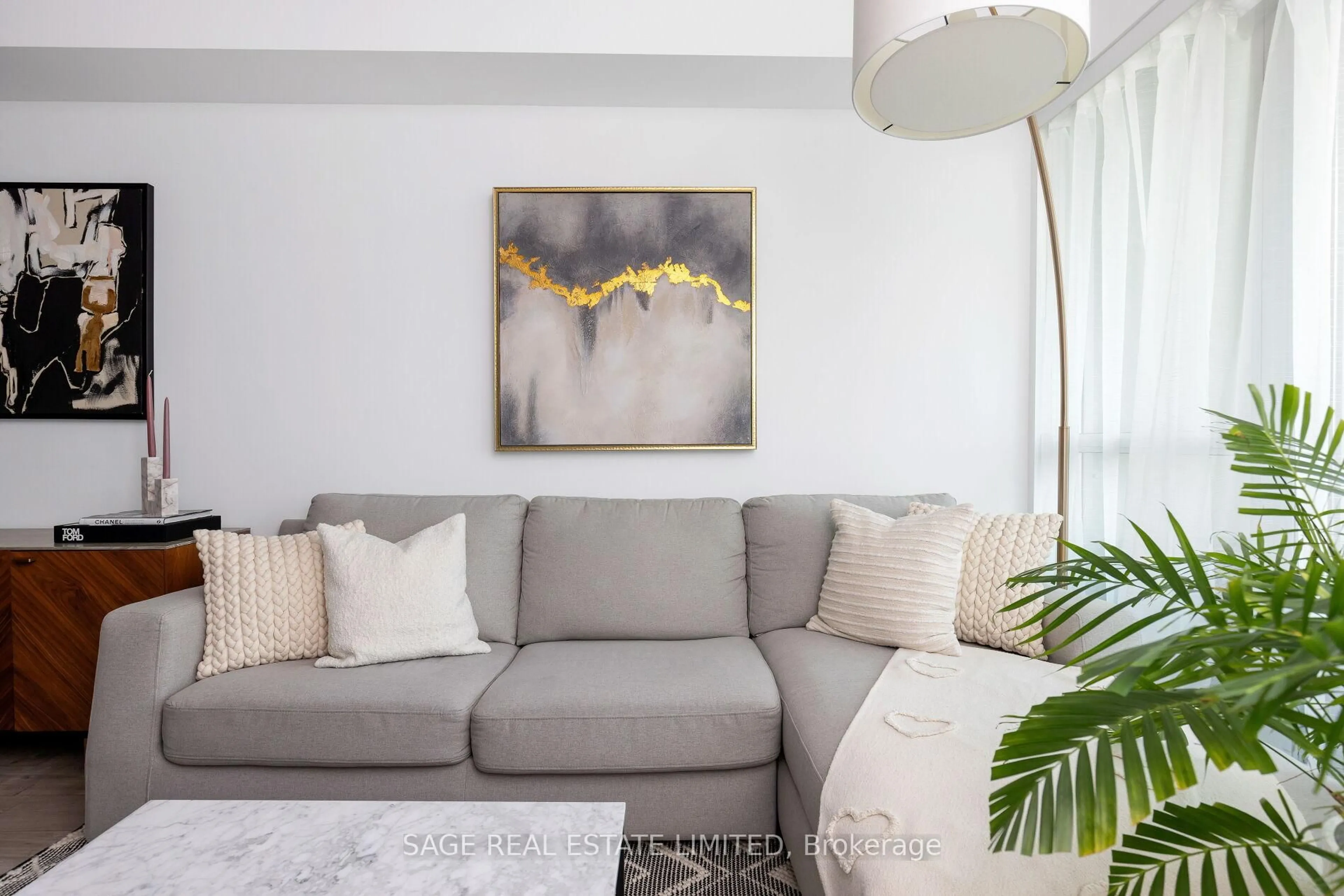 Living room with furniture, unknown for 150 East Liberty St #1601, Toronto Ontario M6K 3R5