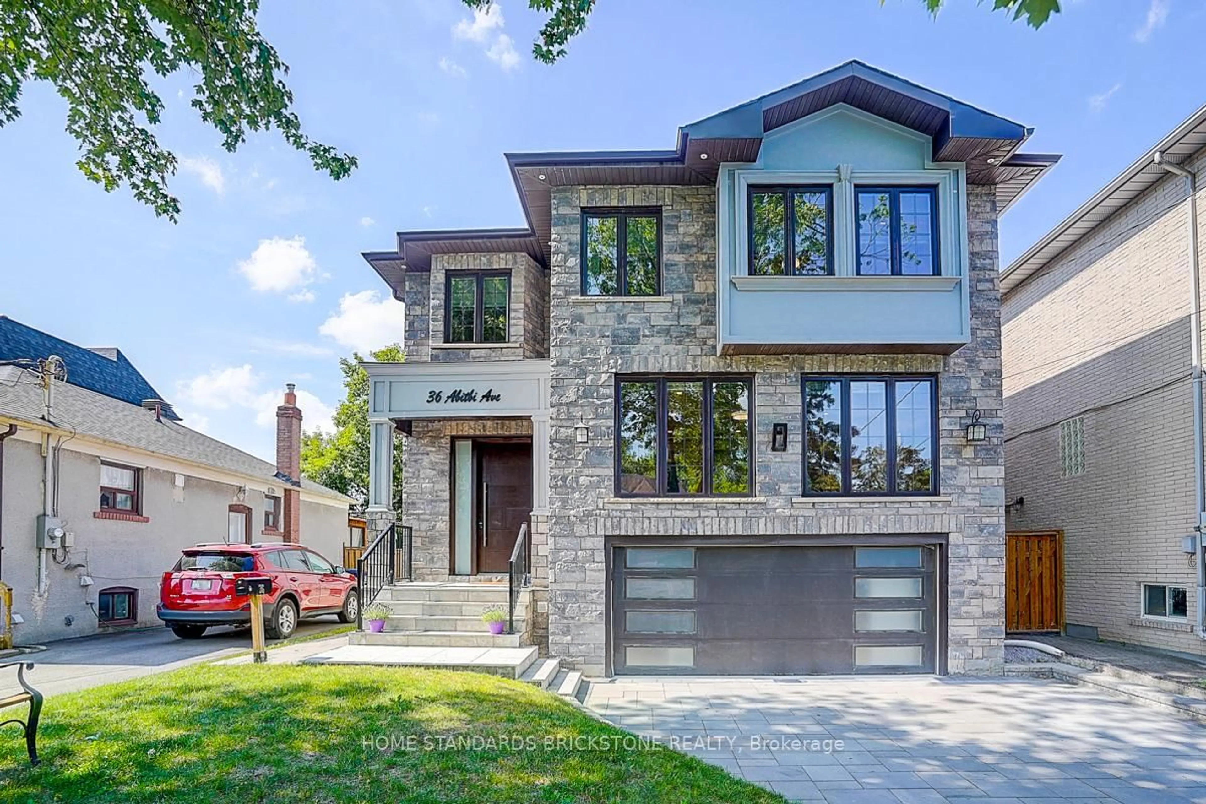 Home with brick exterior material, street for 36 Abitibi Ave, Toronto Ontario M2M 2V1