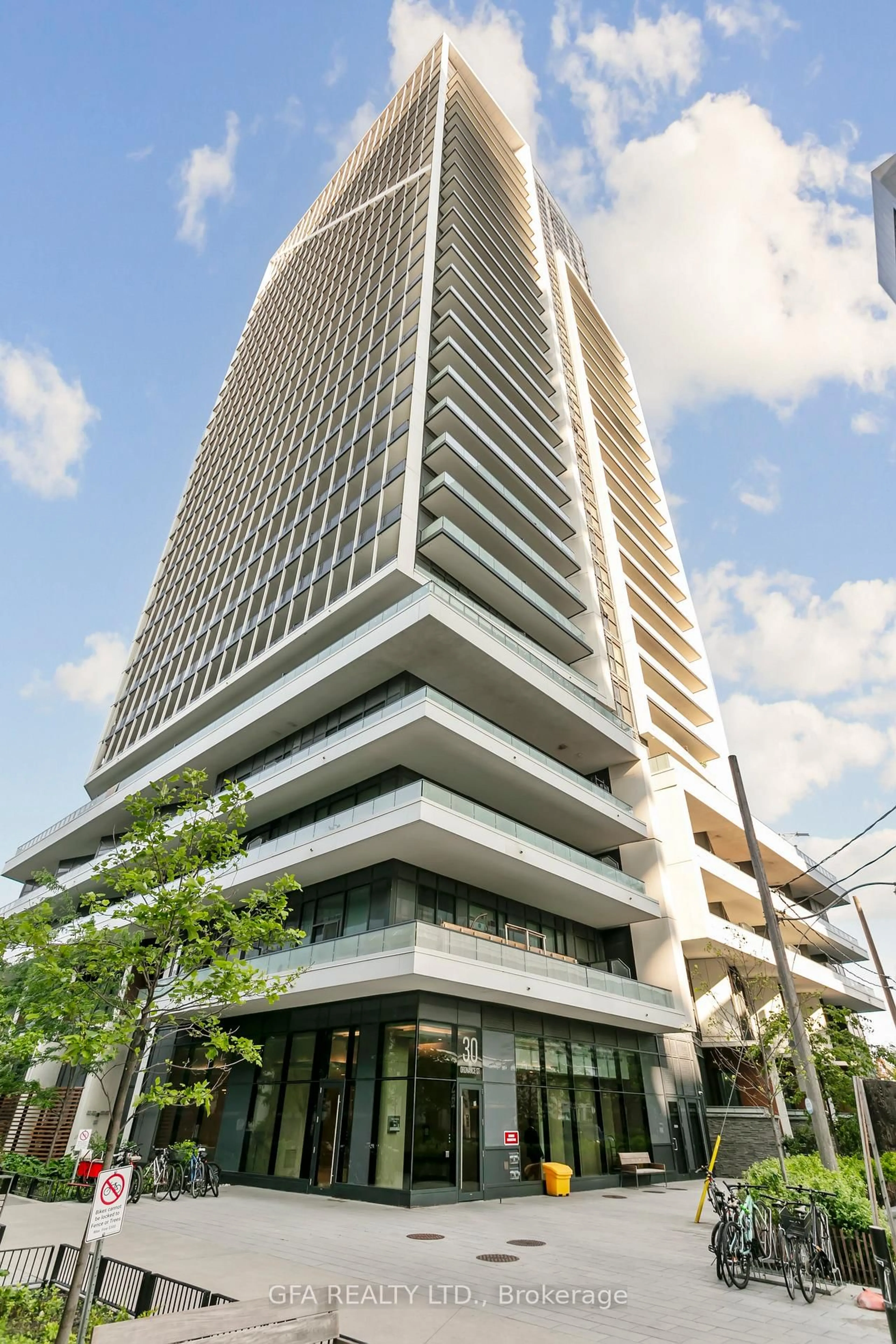 Indoor foyer for 30 Ordnance St #807, Toronto Ontario M6K 0C8